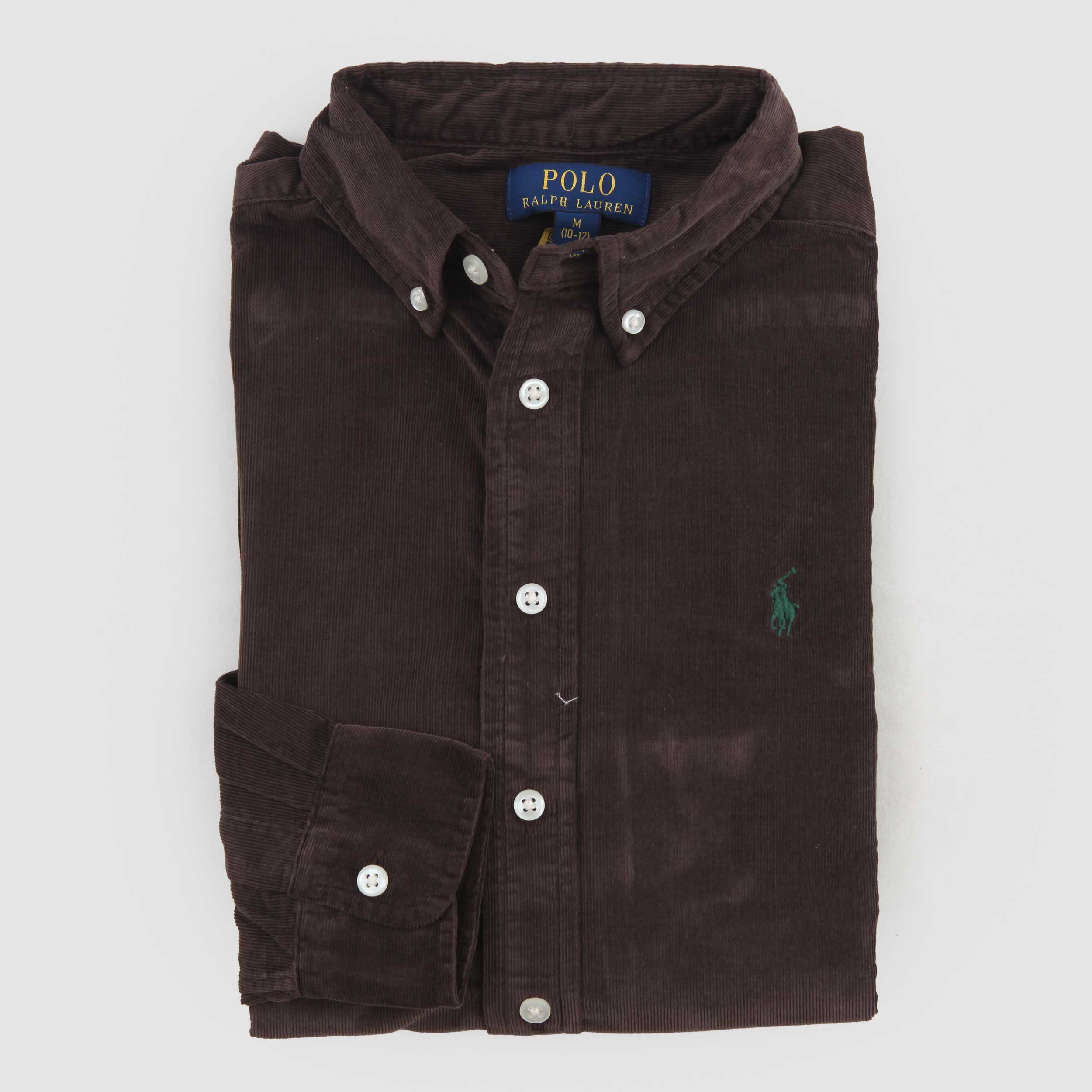 Brown Velvet Shirt by RALPH LAUREN