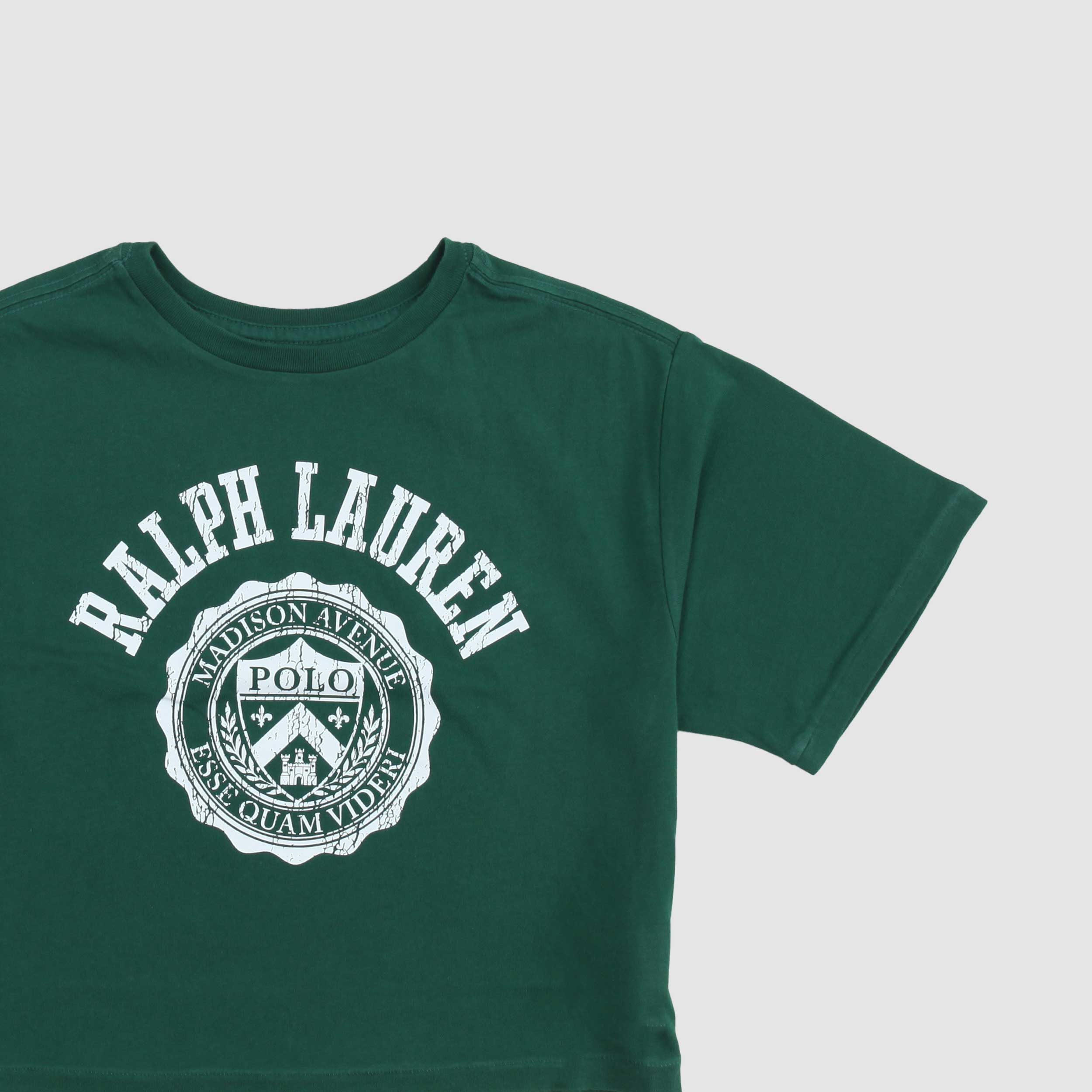 T-Shirt Verde Con Logo Firmata RALPH LAUREN - annameglio.com abbigliamento moda