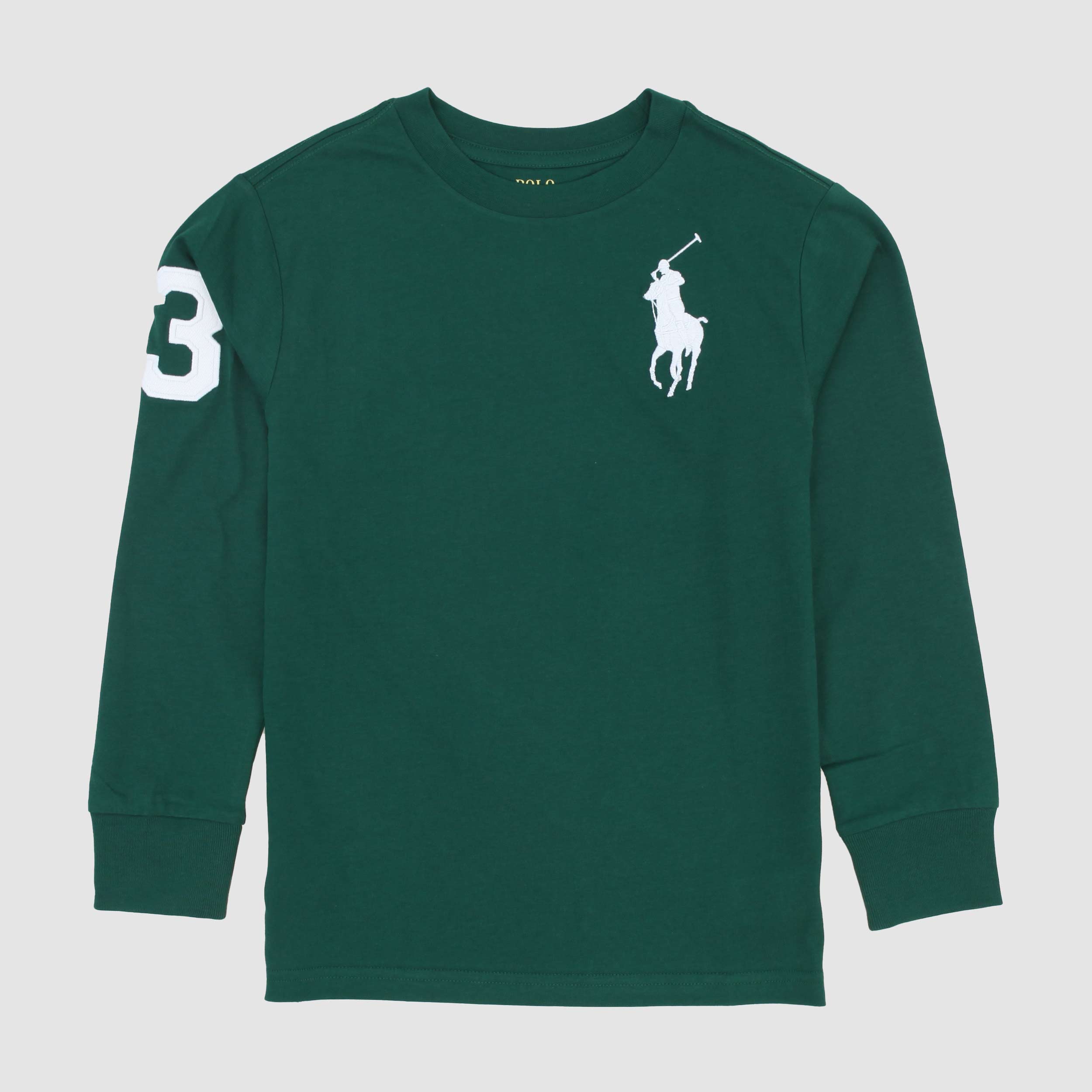 T-shirt Verde Logo Bianco By RALPH LAUREN - annameglio.com abbigliamento moda