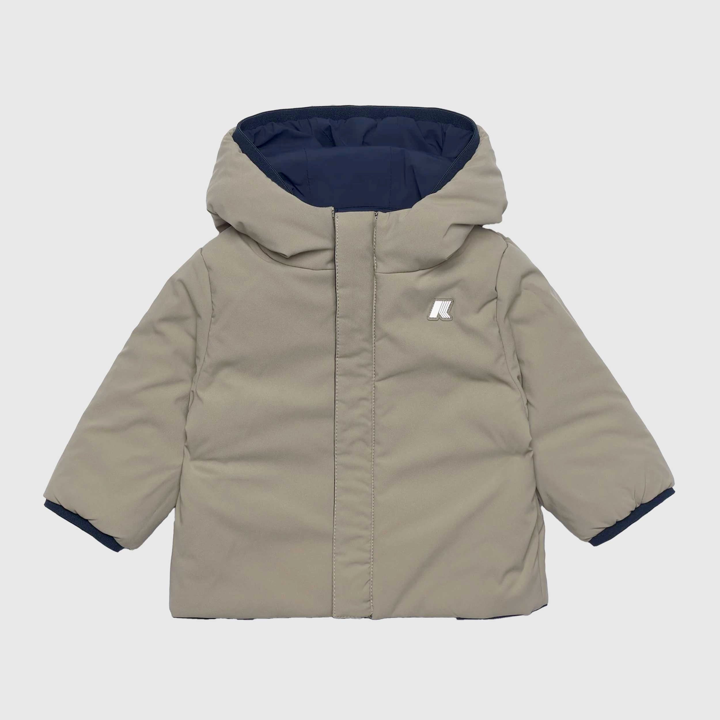 Giacca Blu Reversibile E.Jack Firmata K-WAY - annameglio.com abbigliamento moda