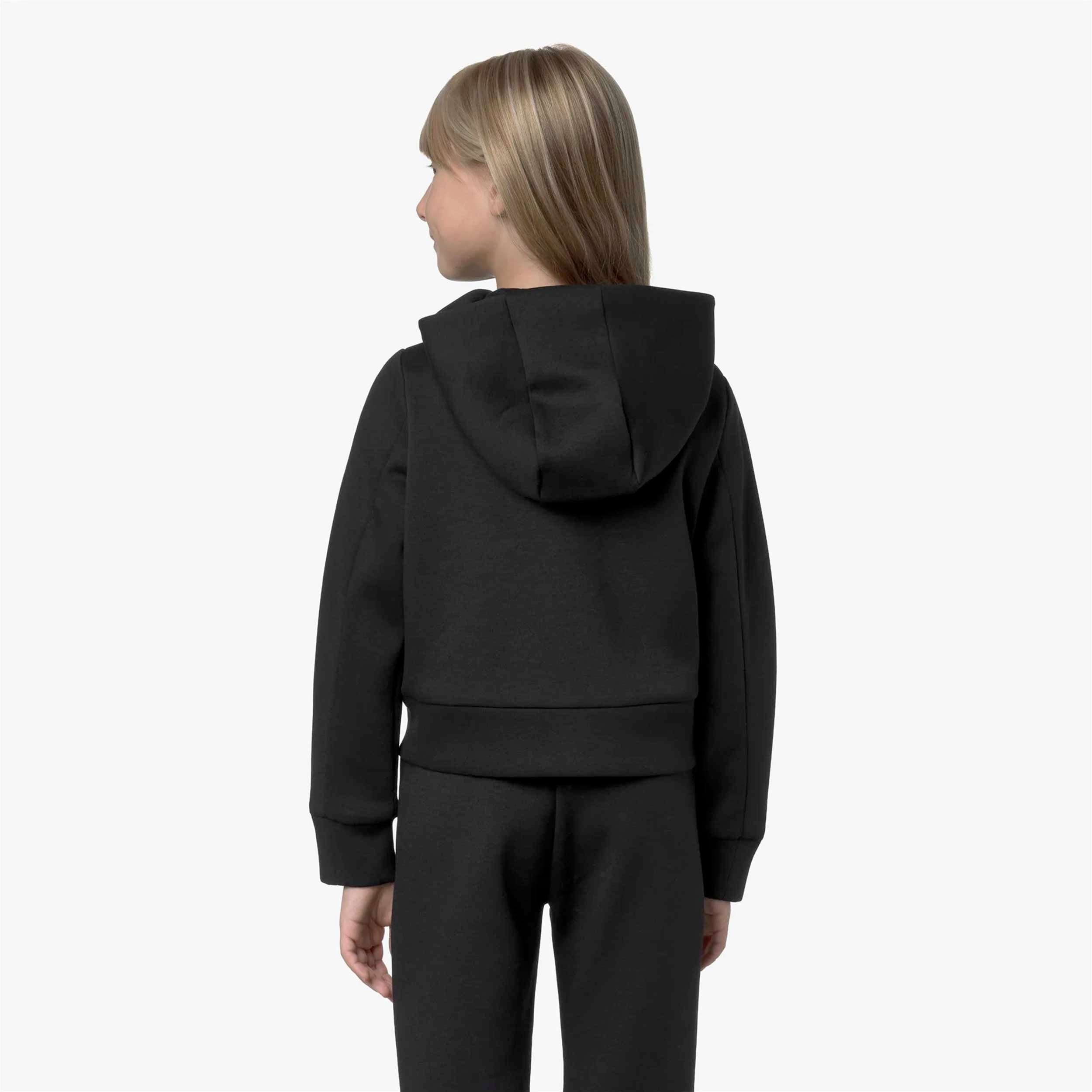 Felpa Sportiva Nera P.Divine Firmata K-WAY - annameglio.com abbigliamento moda