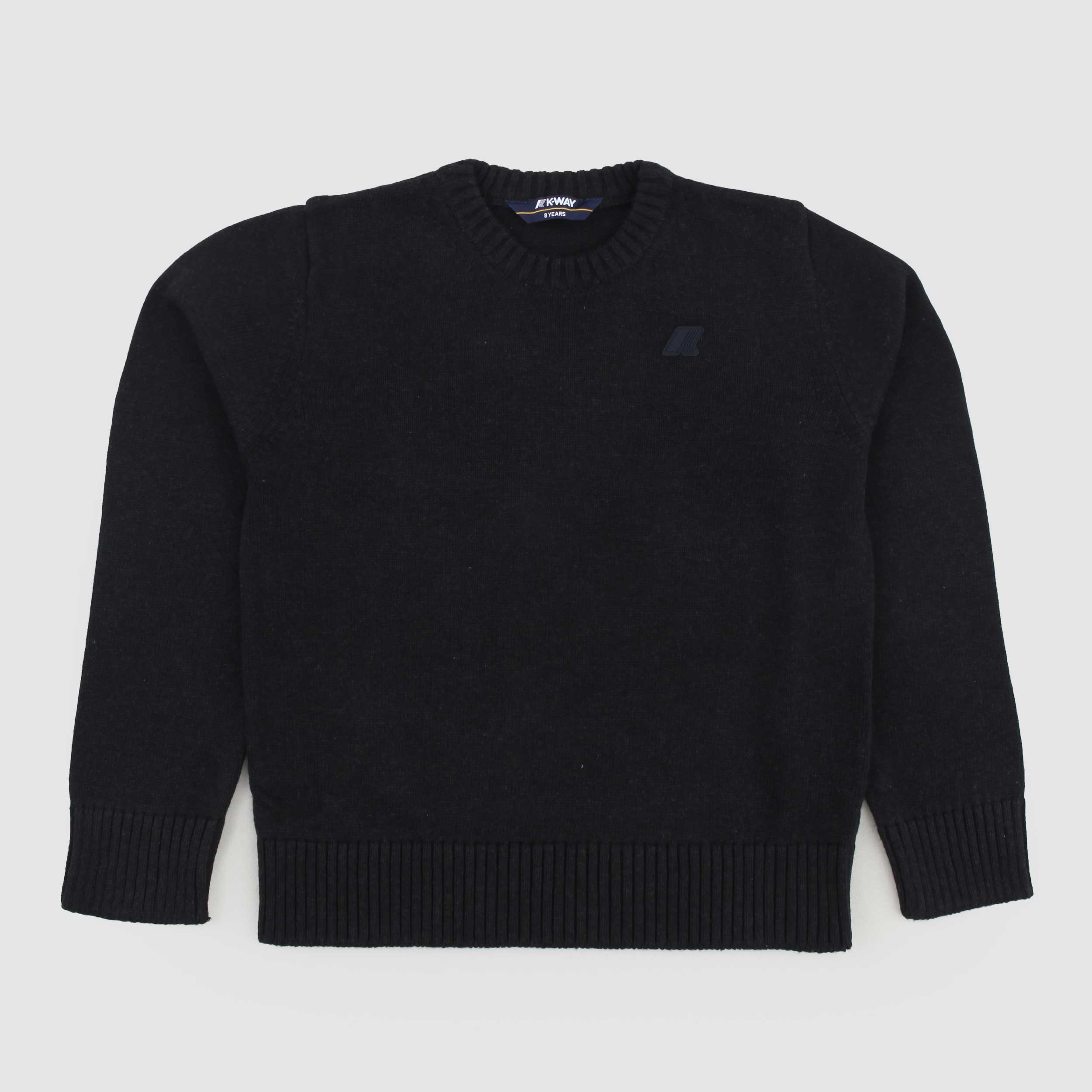 Maglioncino Nero Con Logo Firmato K-WAY - annameglio.com abbigliamento moda