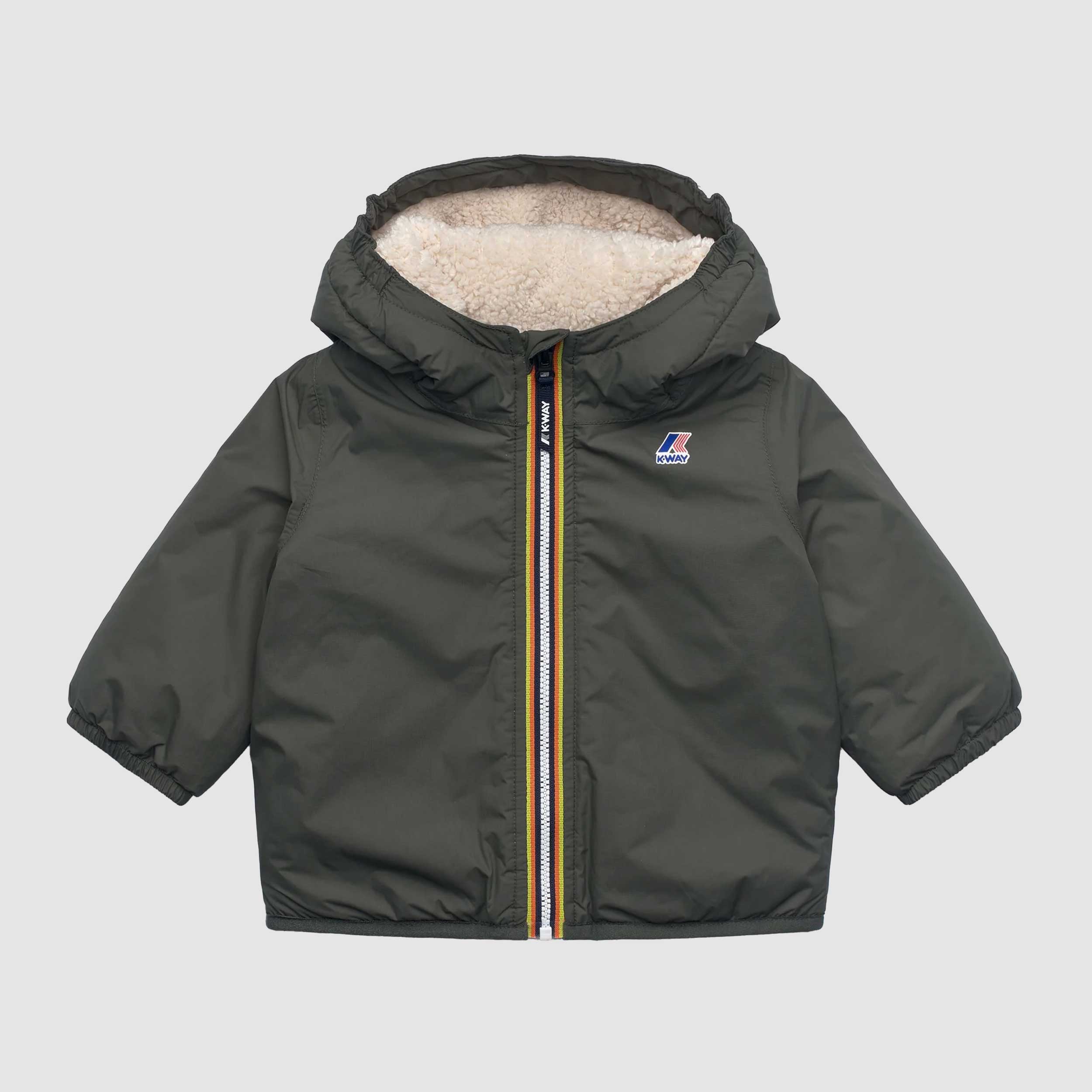 Giacca Orsetto Verde E.Le Vrai 4.0 Firmata K-WAY - annameglio.com abbigliamento moda