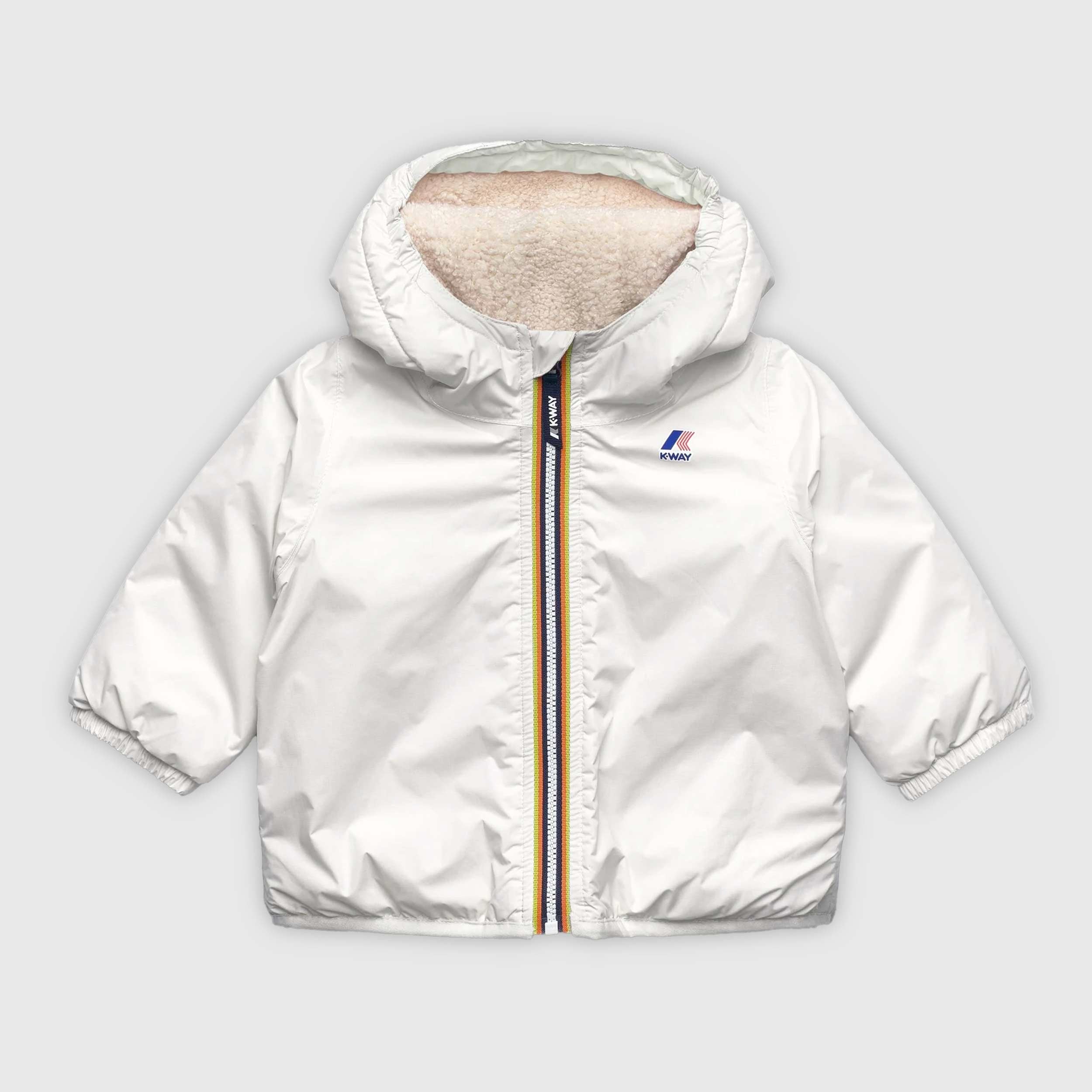 Giacca Orsetto Bianca E.Le Vrai 4.0 Firmata K-WAY - annameglio.com abbigliamento moda