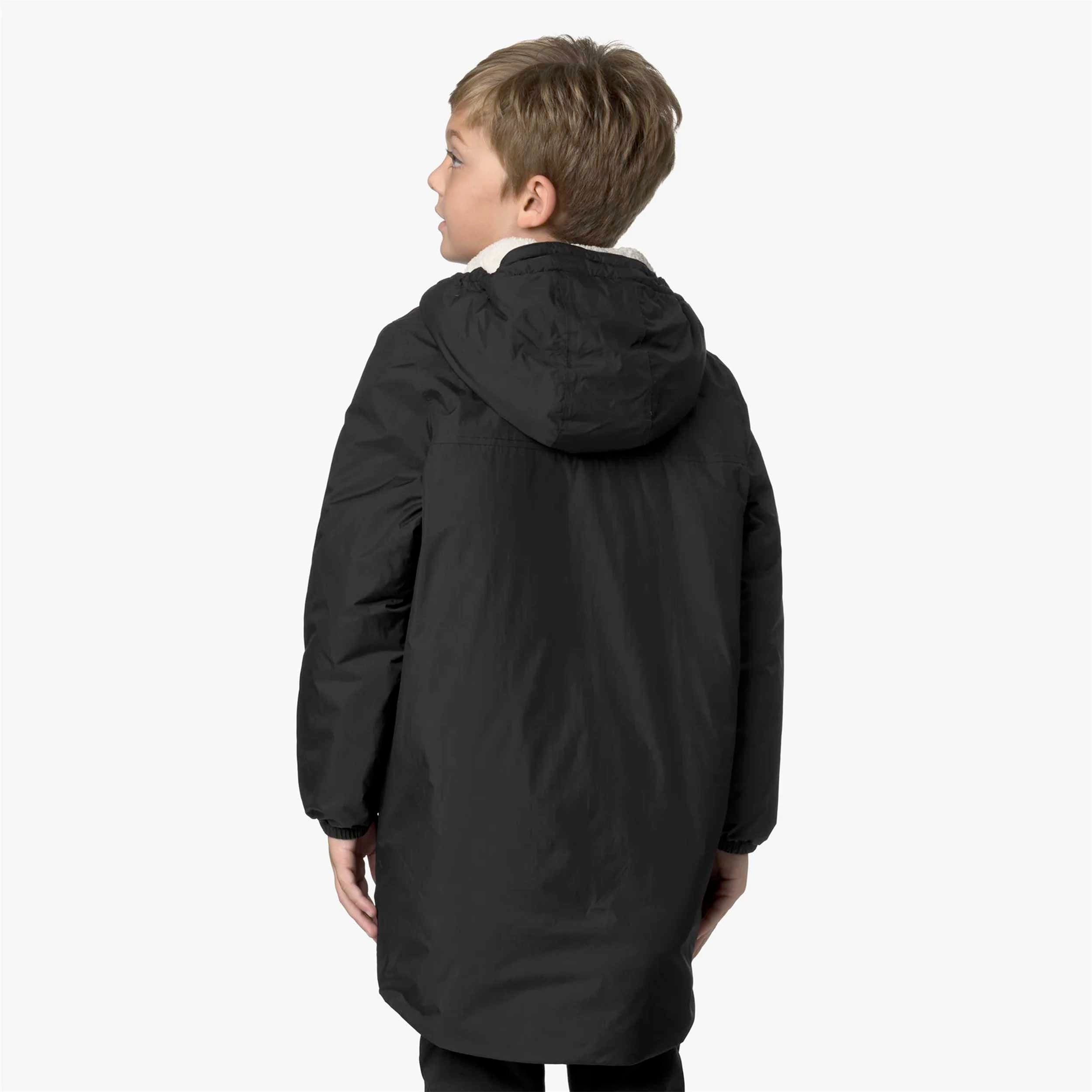 Giacca Nera Orsetto P. Le Vrai 4.0 Claude By K-WAY - annameglio.com abbigliamento moda