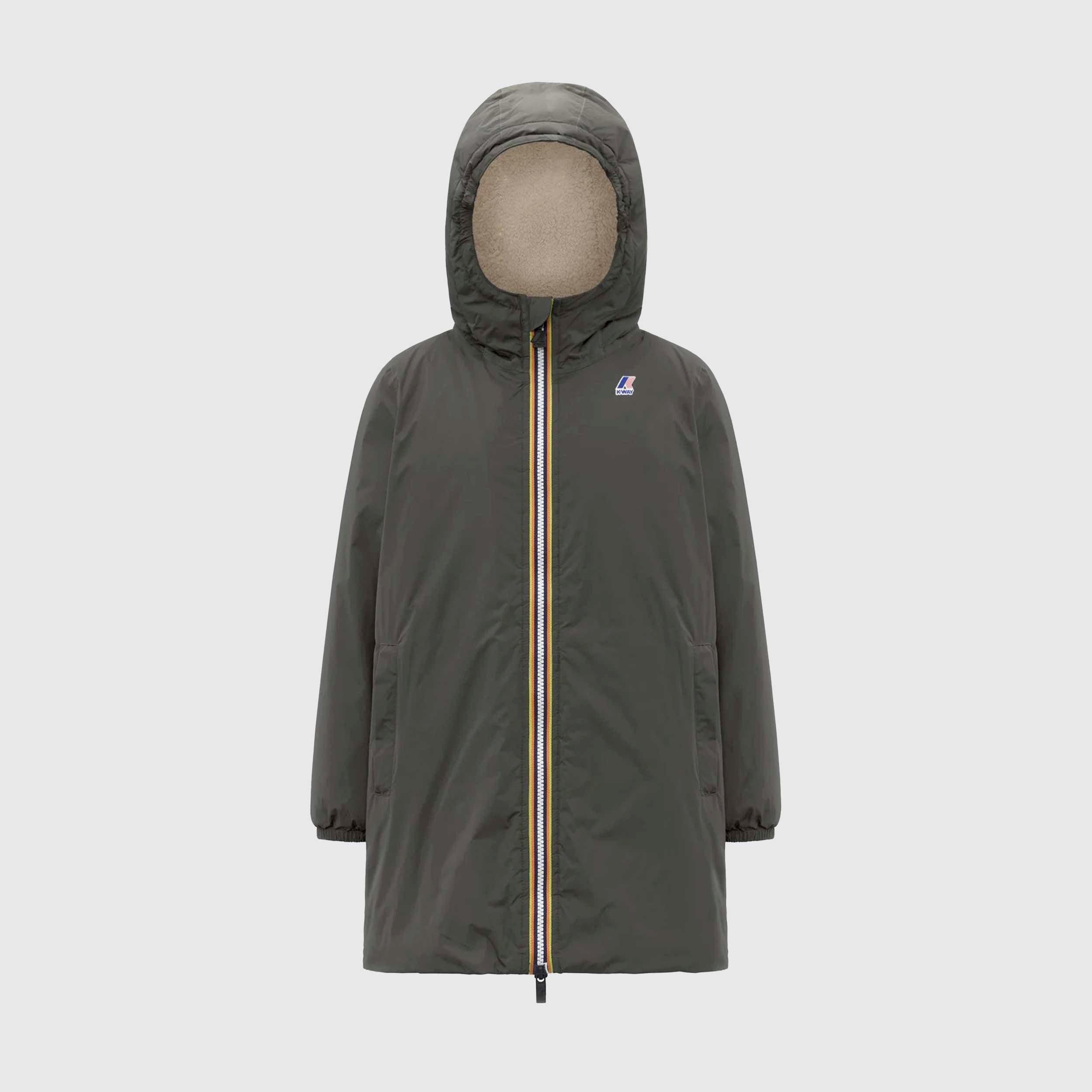 Giacca Verde Teddy P. Le Vrai 4.0 Claude By K-Way - annameglio.com abbigliamento moda