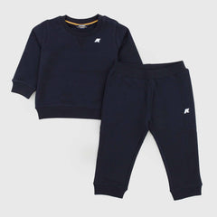 Completo Tuta Due Pezzi Blu Firmato K-WAY - annameglio.com abbigliamento moda