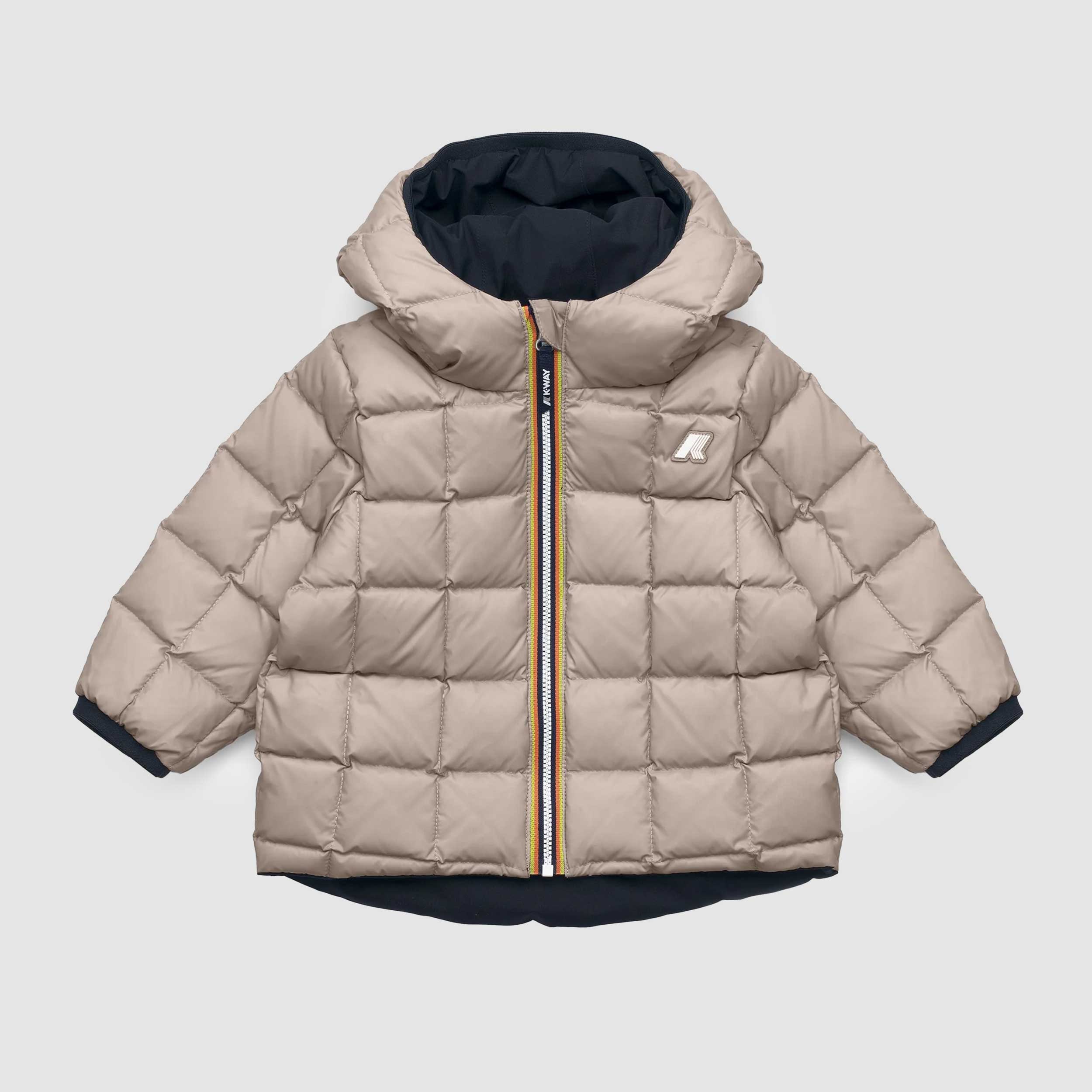 Giacca Reversibile E. Jack Blu E Beige By K-WAY - annameglio.com abbigliamento moda