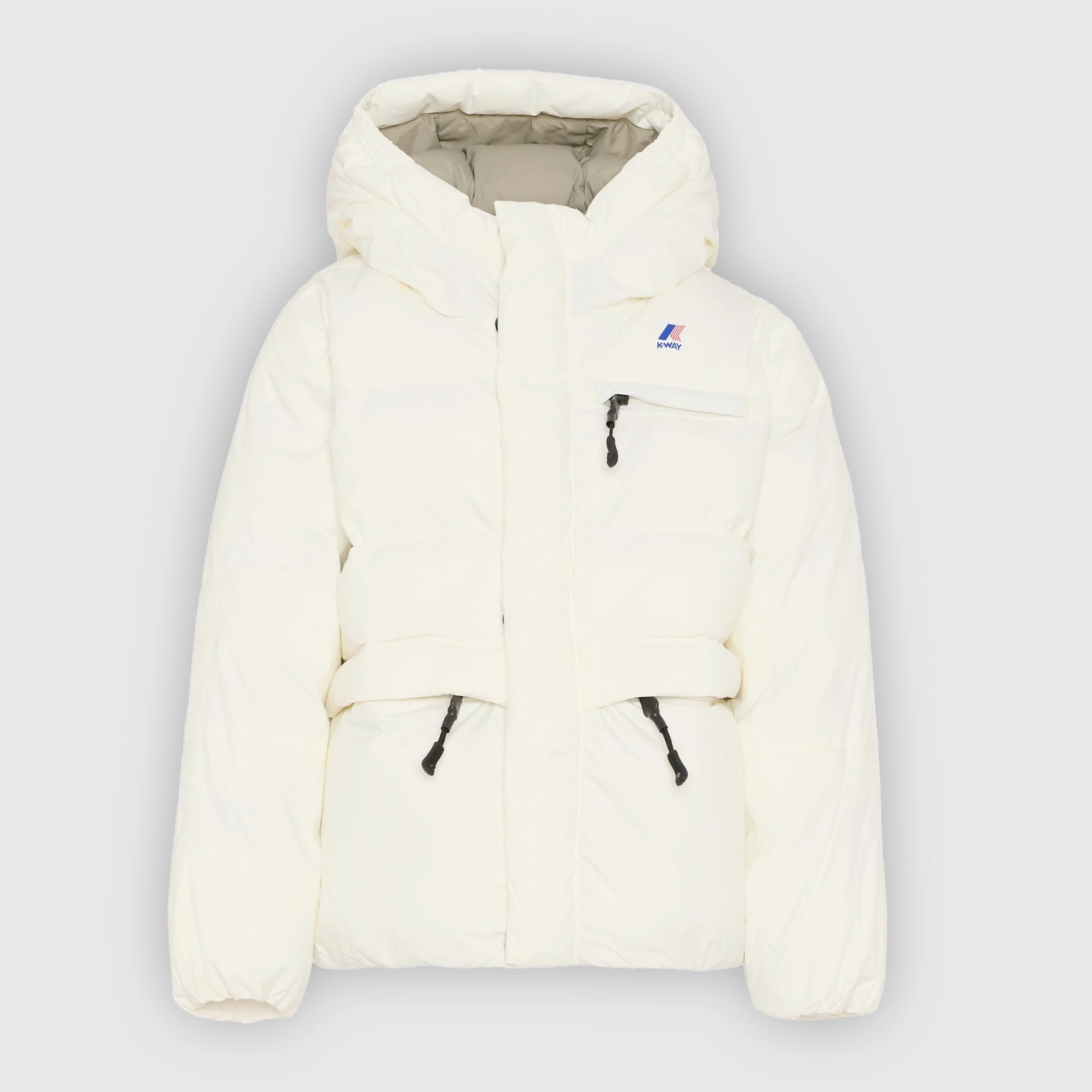 Piumino Bianco Le Vrai 4.0 Aurele Firmato K-WAY - annameglio.com abbigliamento moda