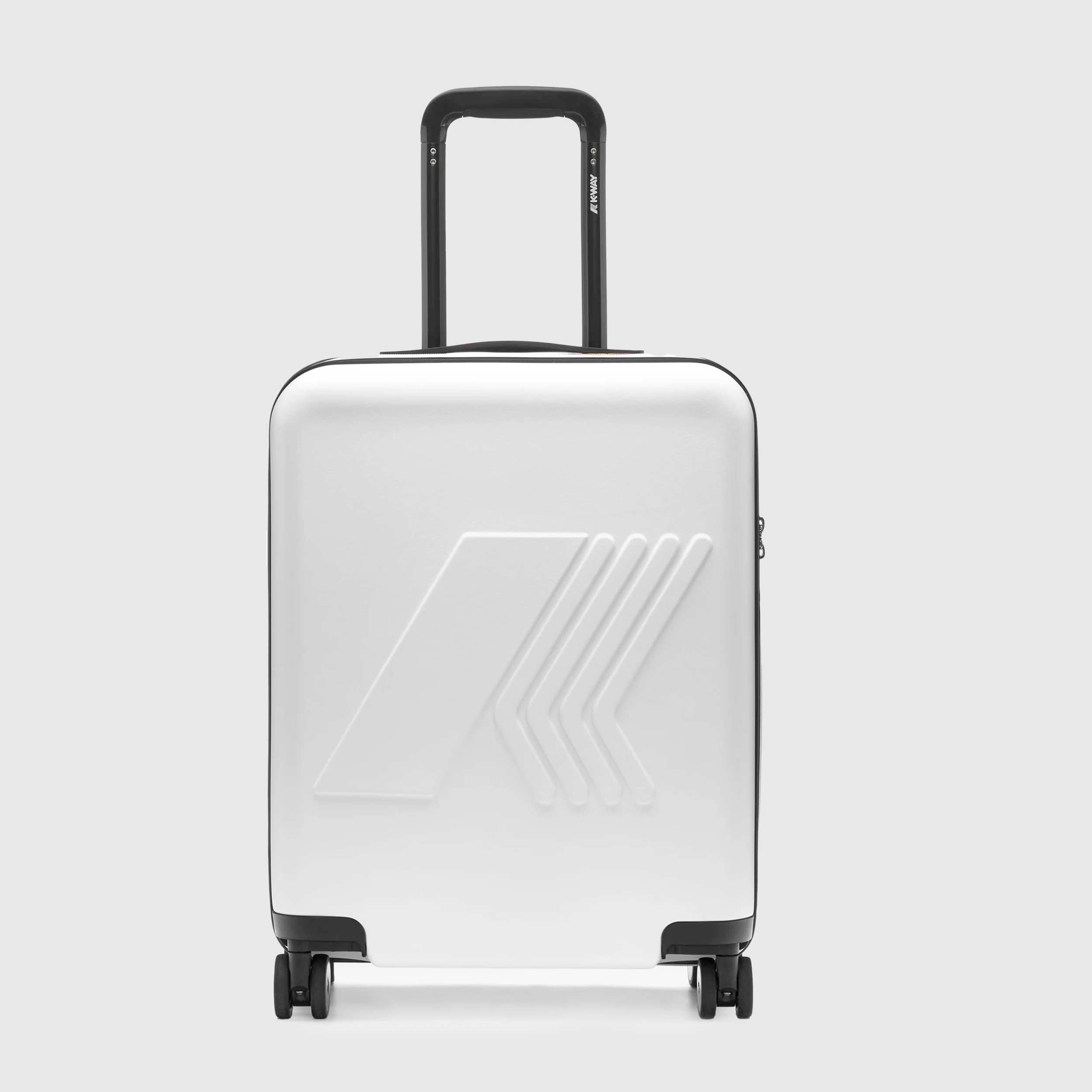 Valigia Trolley Bianca Eudoxie Firmata K-WAY - annameglio.com abbigliamento moda