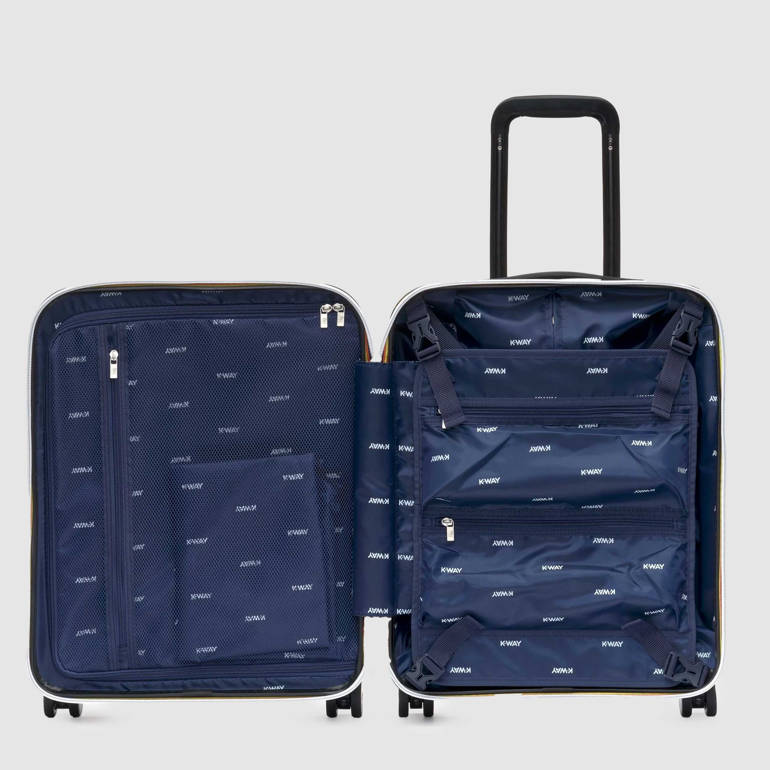Valigia Trolley Blu Eudoxieur Firmata K-WAY - annameglio.com abbigliamento moda