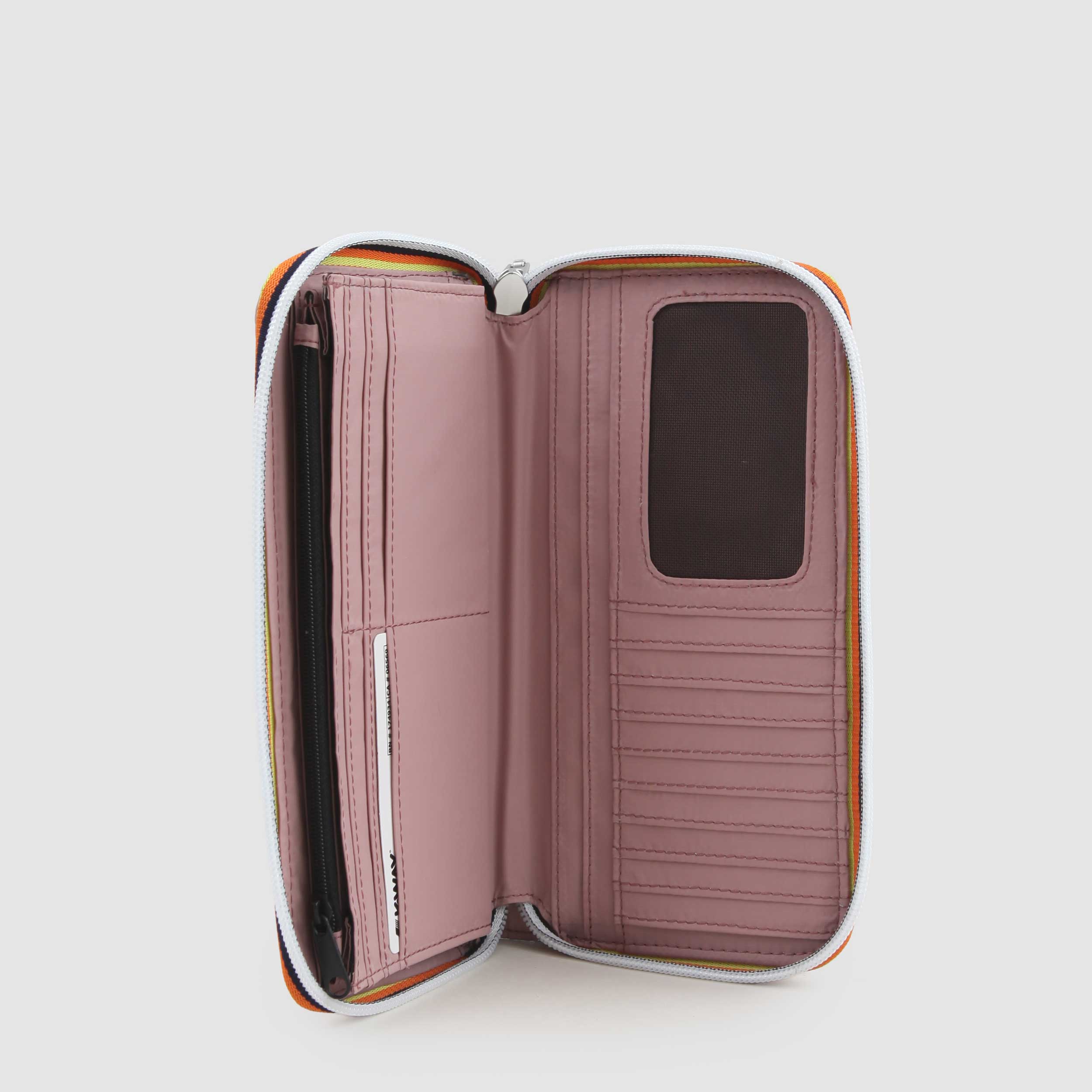 Portafoglio Rosa Con Cinque Scomparti By K-WAY - annameglio.com abbigliamento moda