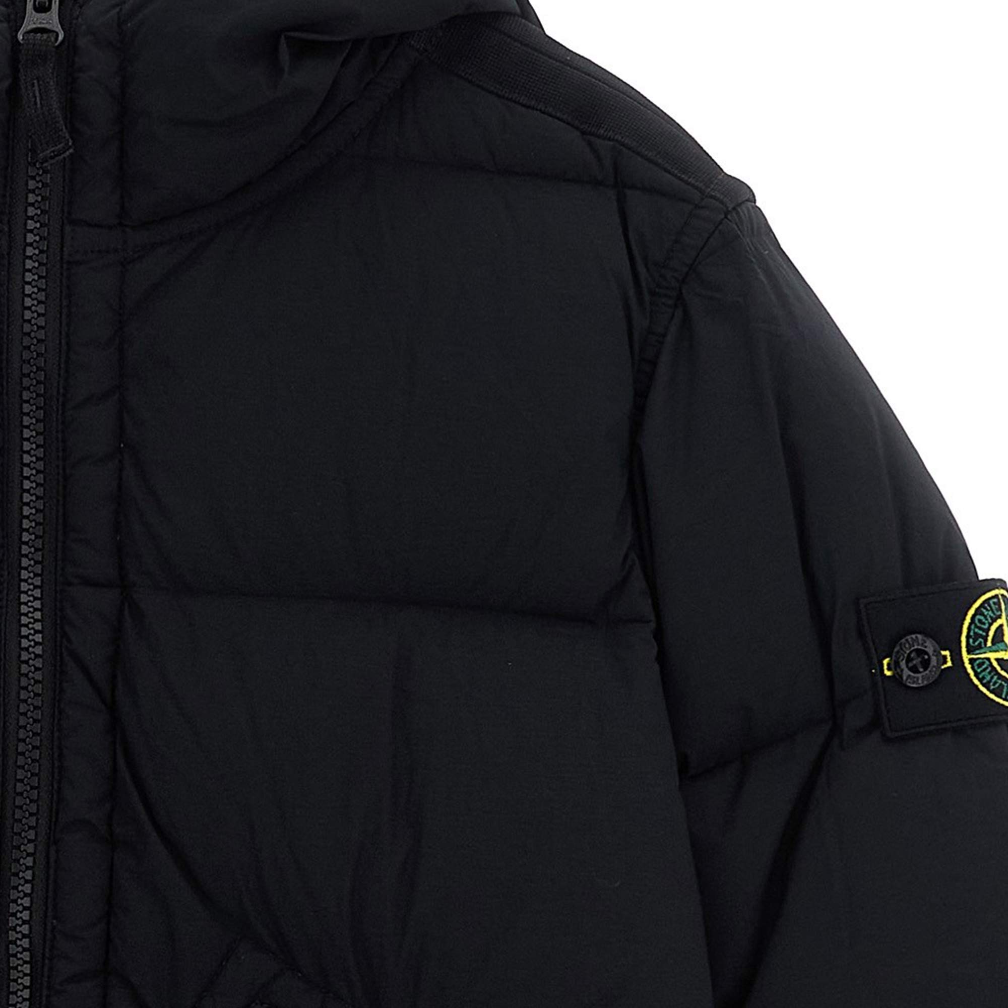 Piumino Con Patch Logo Firmato STONE ISLAND - annameglio.com abbigliamento moda
