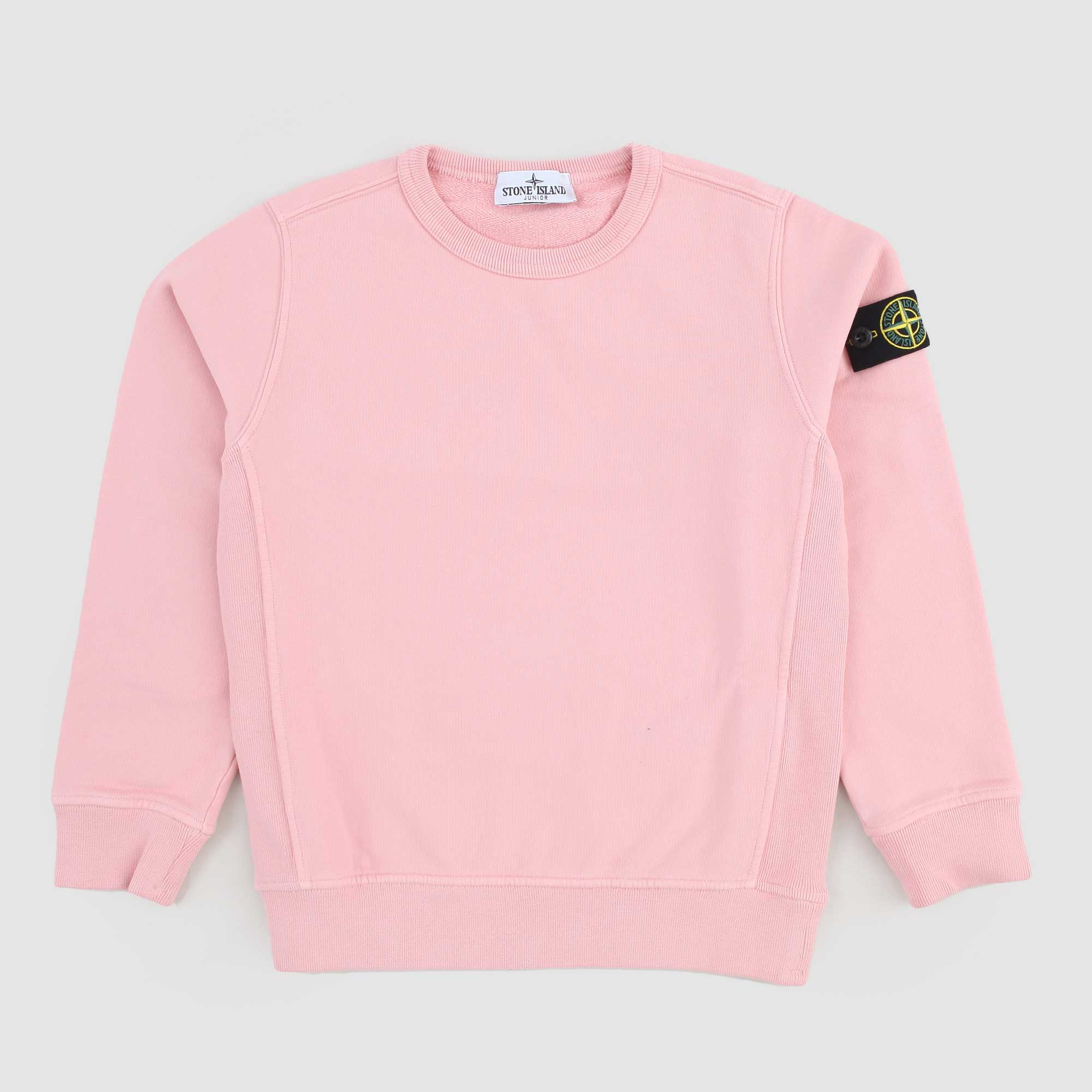 Felpa Rosa Con Targhetta Firmata STONE ISLAND - annameglio.com abbigliamento moda