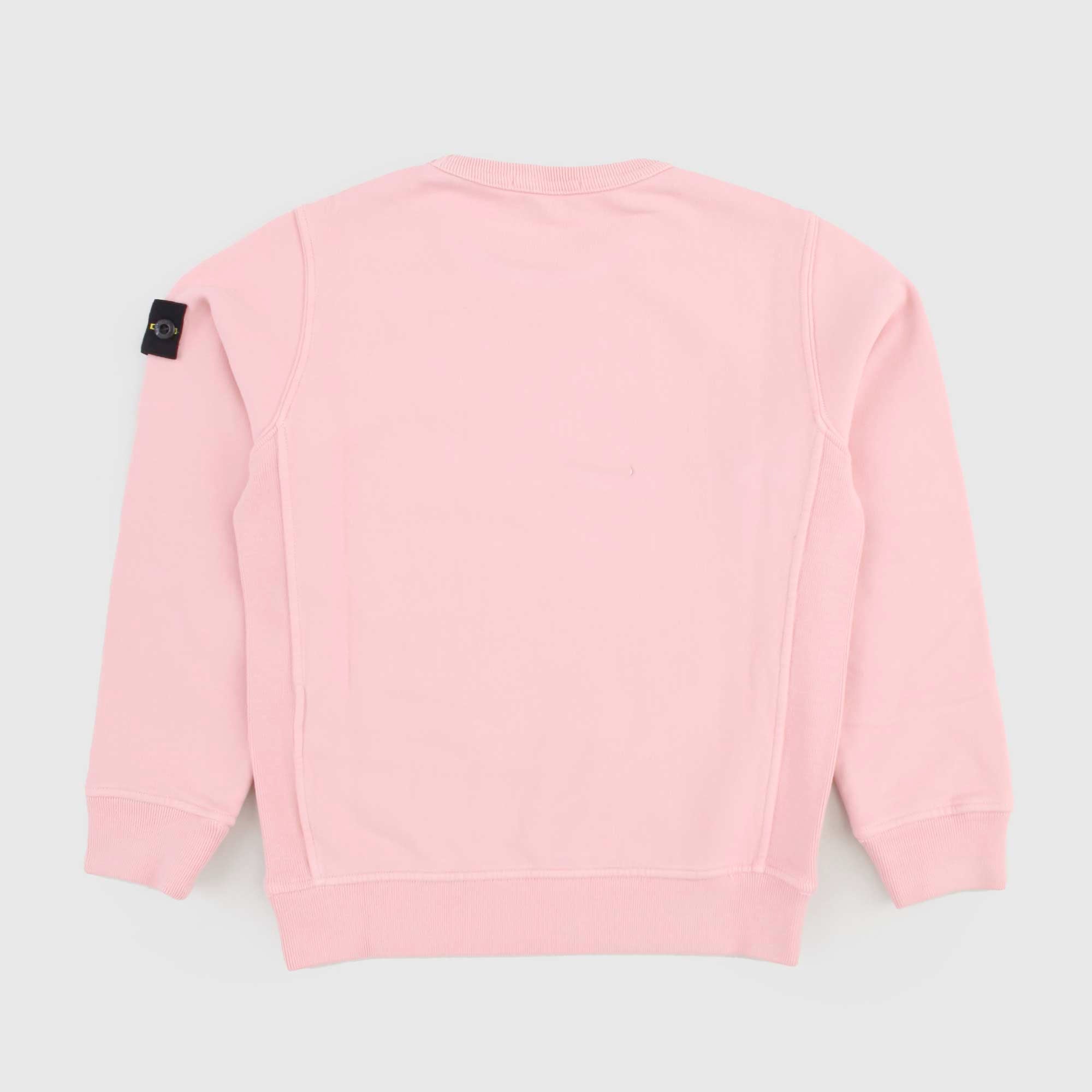 Felpa Rosa Con Targhetta Firmata STONE ISLAND - annameglio.com abbigliamento moda