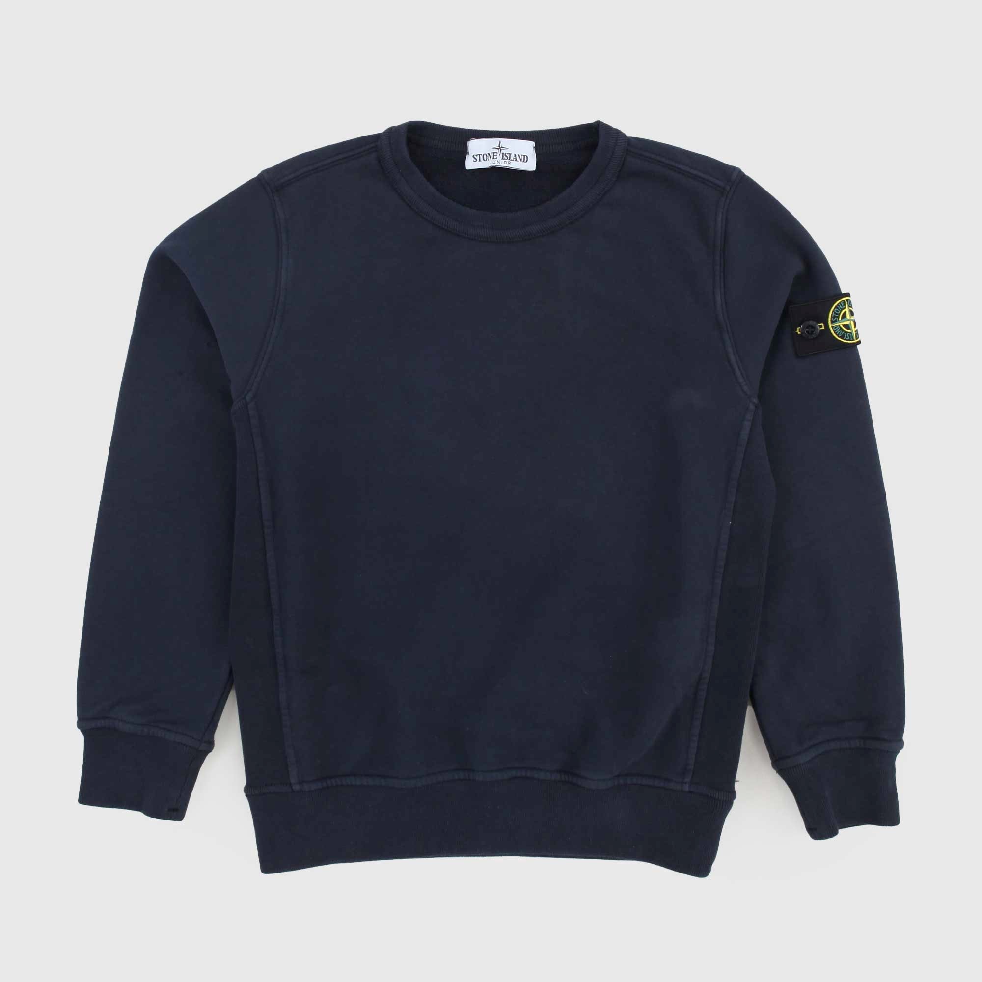 Felpa Blu Con Targhetta Firmata STONE ISLAND - annameglio.com abbigliamento moda