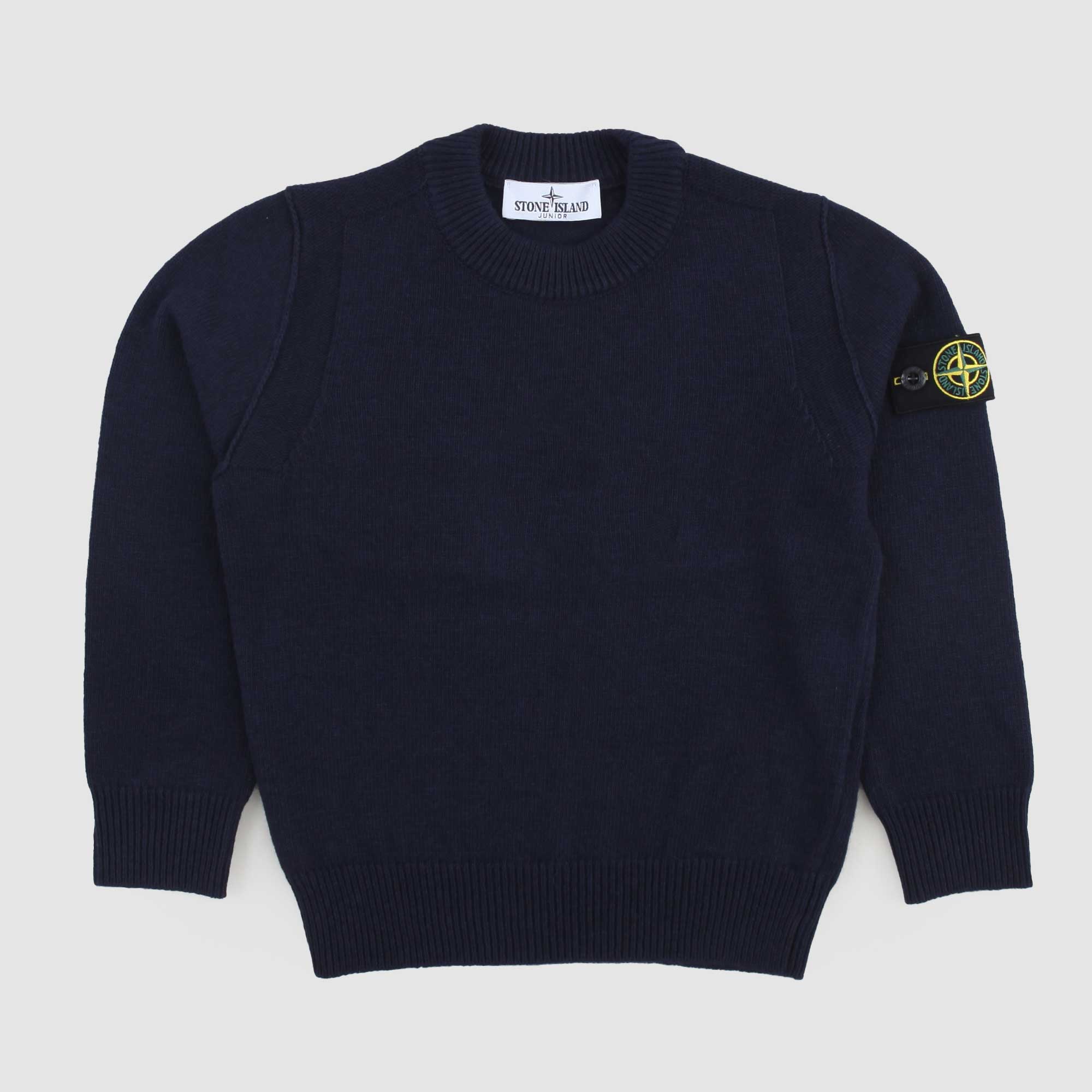 Maglioncino Blu Con Targhetta Firmato STONE ISLAND - annameglio.com abbigliamento moda