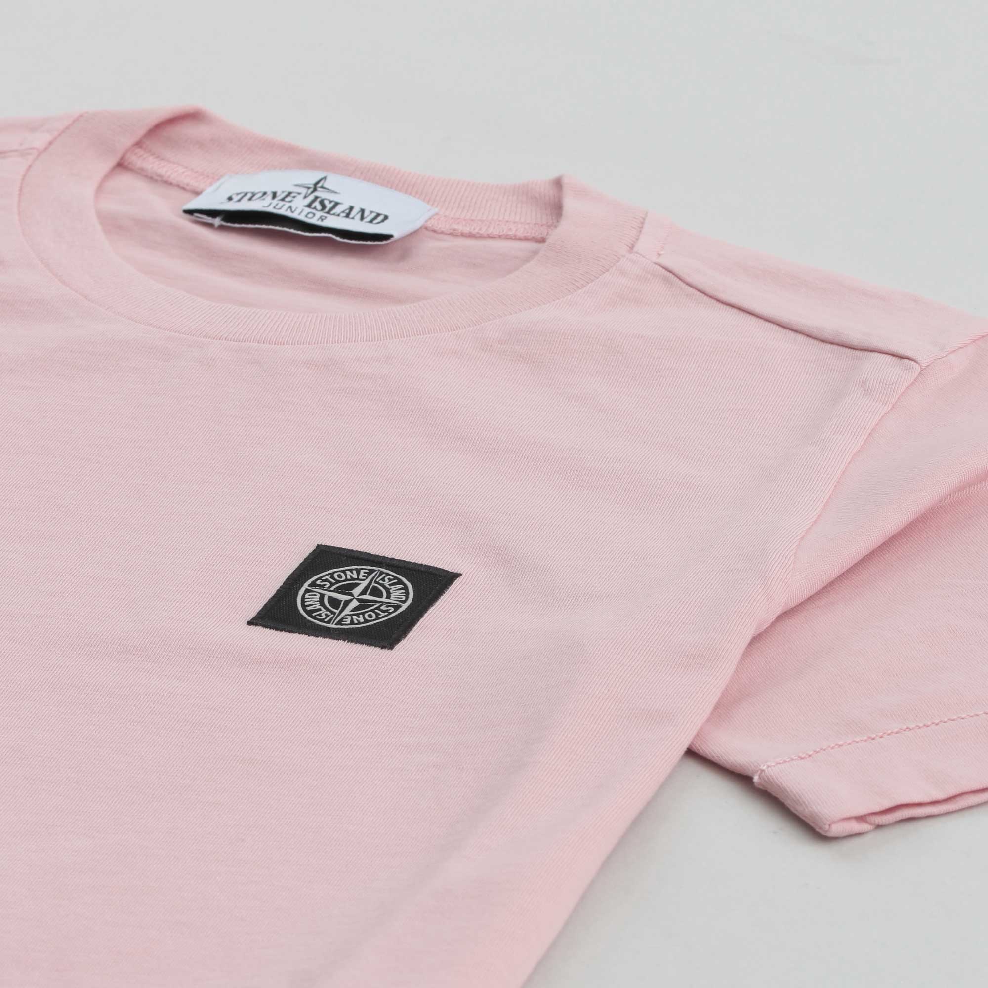 T-shirt Rosa Con Logo Compass Firmata STONE ISLAND - annameglio.com abbigliamento moda