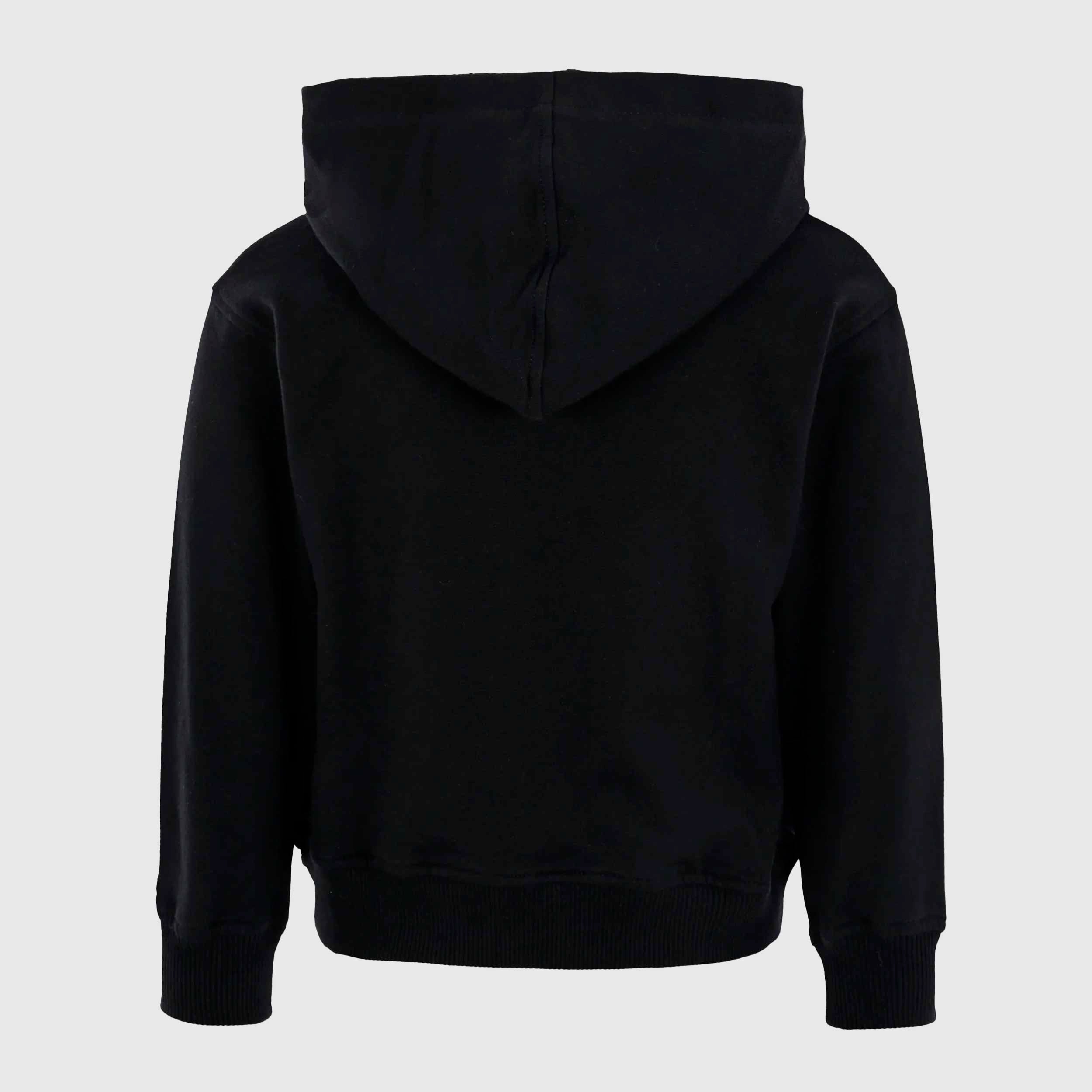 Felpa Nera Con Cappuccio E Teddy Firmata MOSCHINO - annameglio.com abbigliamento moda