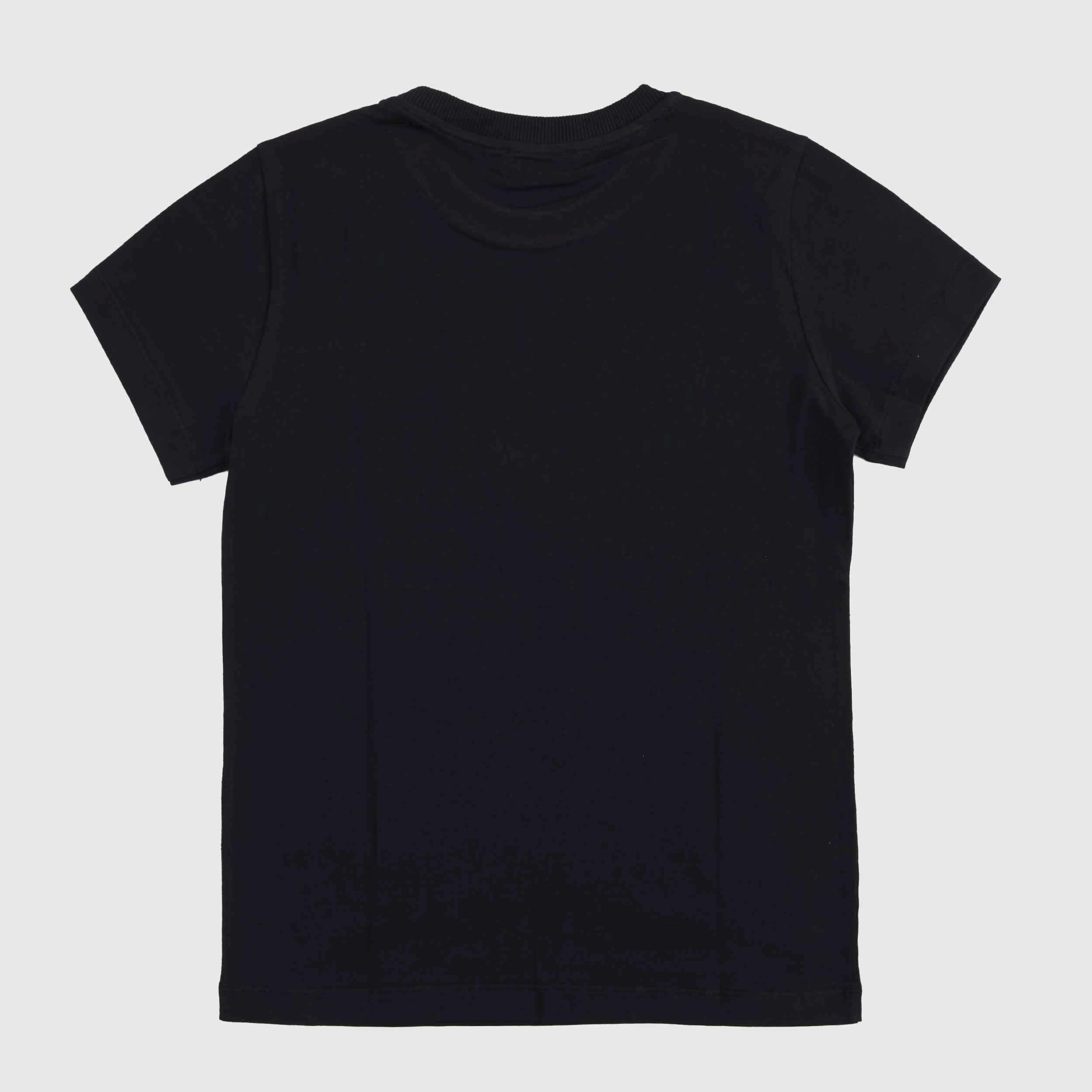 T-shirt Nera Con Logo Bianco Firmata MOSCHINO - annameglio.com abbigliamento moda