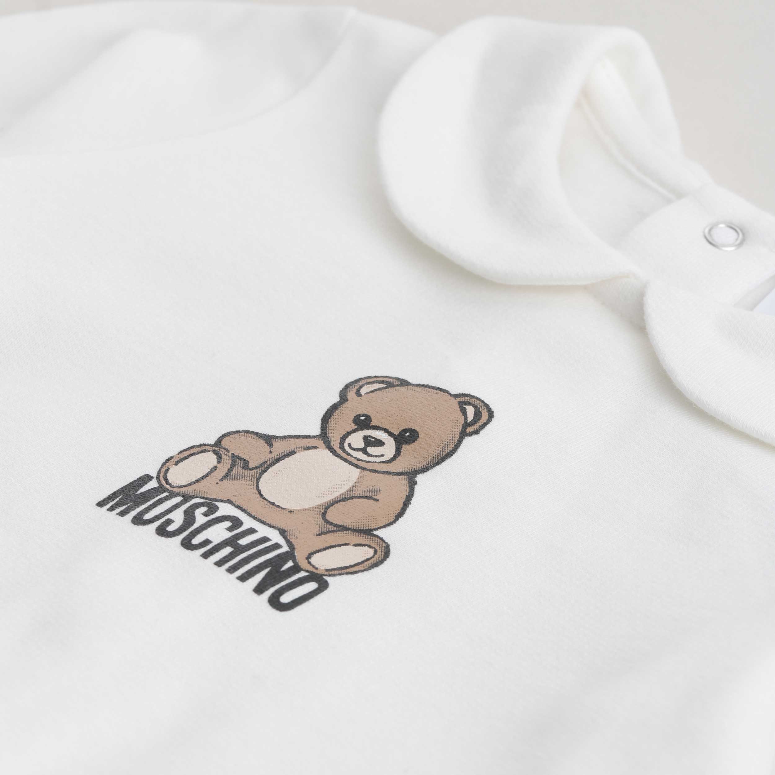 Tutina Bianca Intera Firmata MOSCHINO - annameglio.com abbigliamento moda