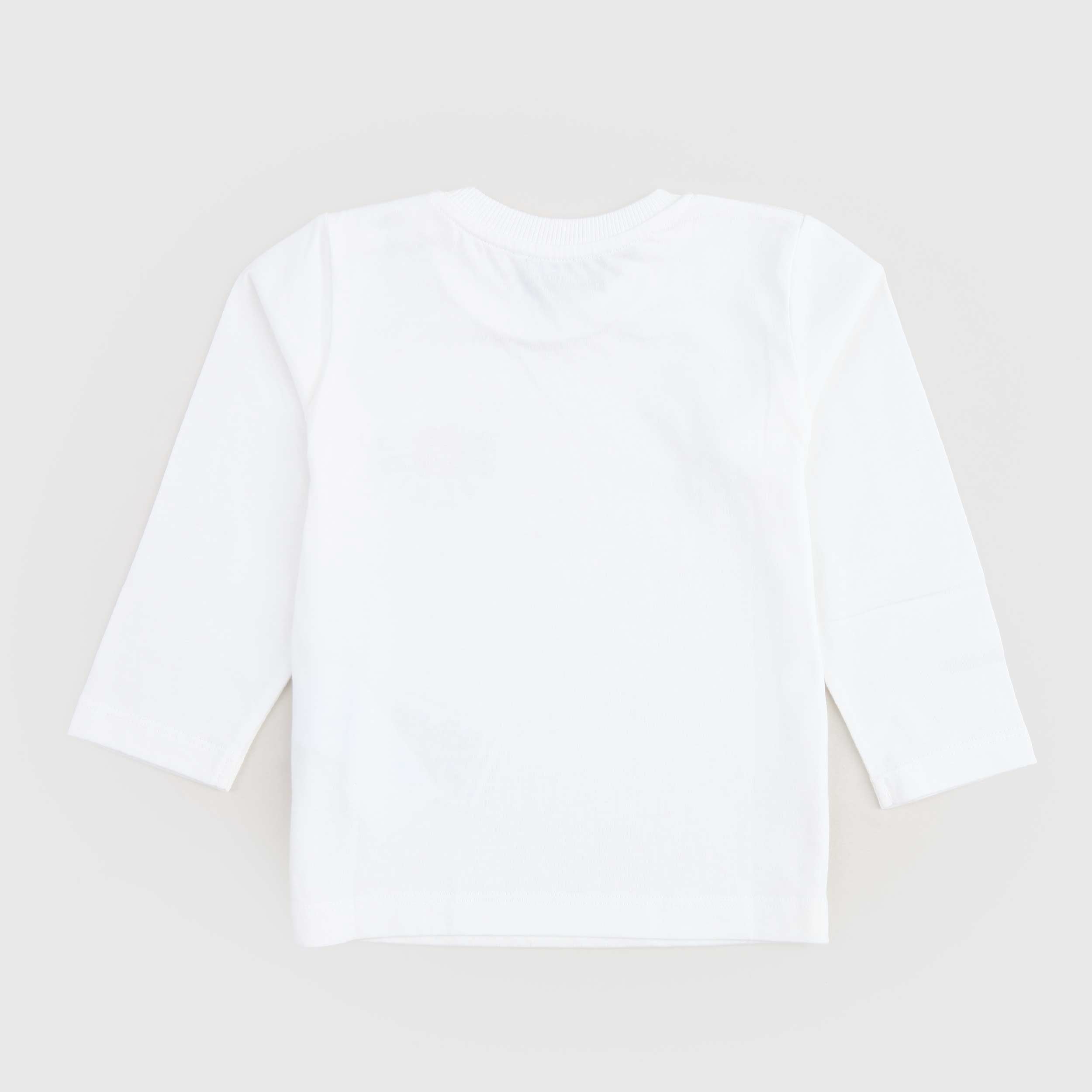 T-shirt Bianca Manica Lunga Firmata MOSCHINO - annameglio.com abbigliamento moda