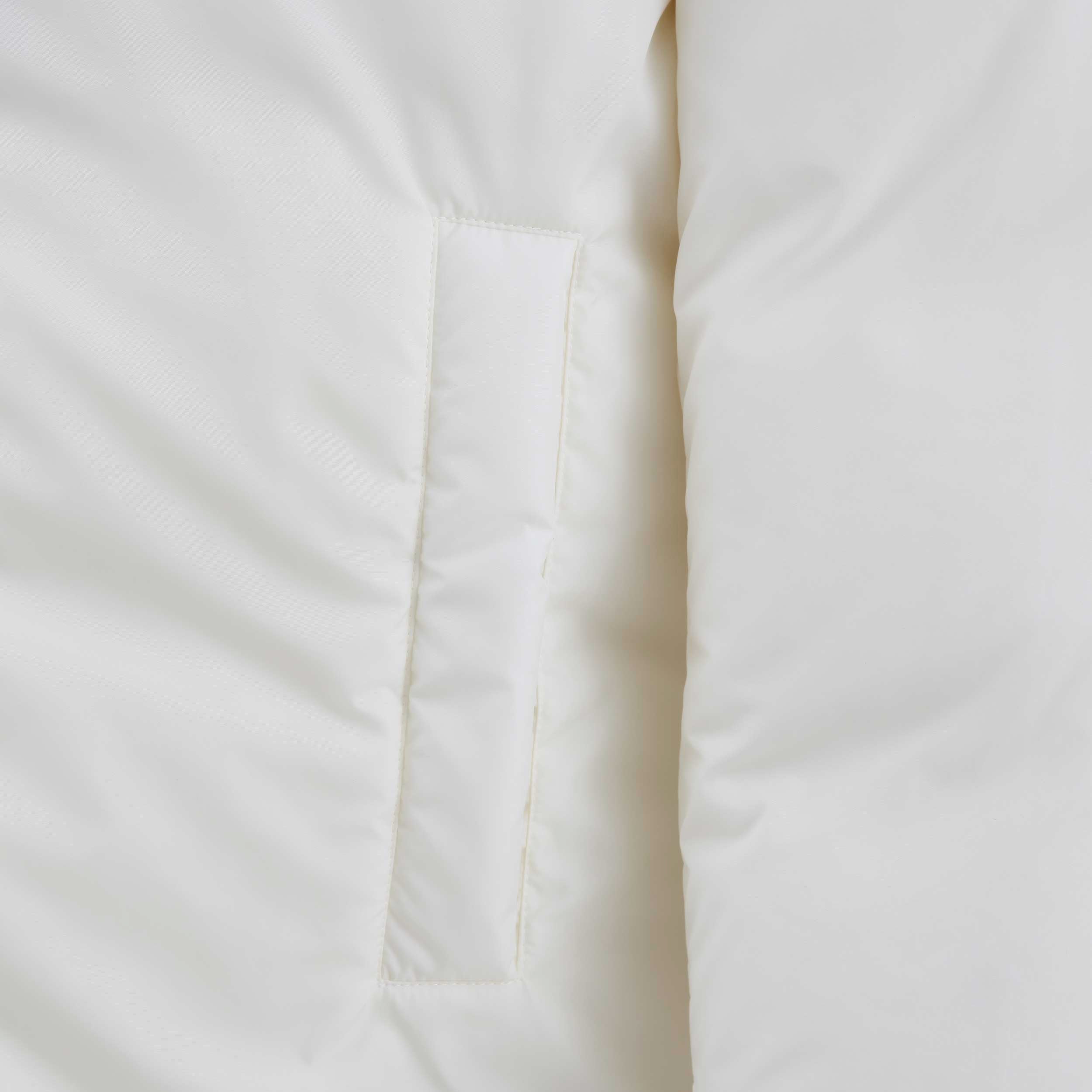 Giacca Bianca Con Cappuccio E Teddy By HERNO - annameglio.com abbigliamento moda