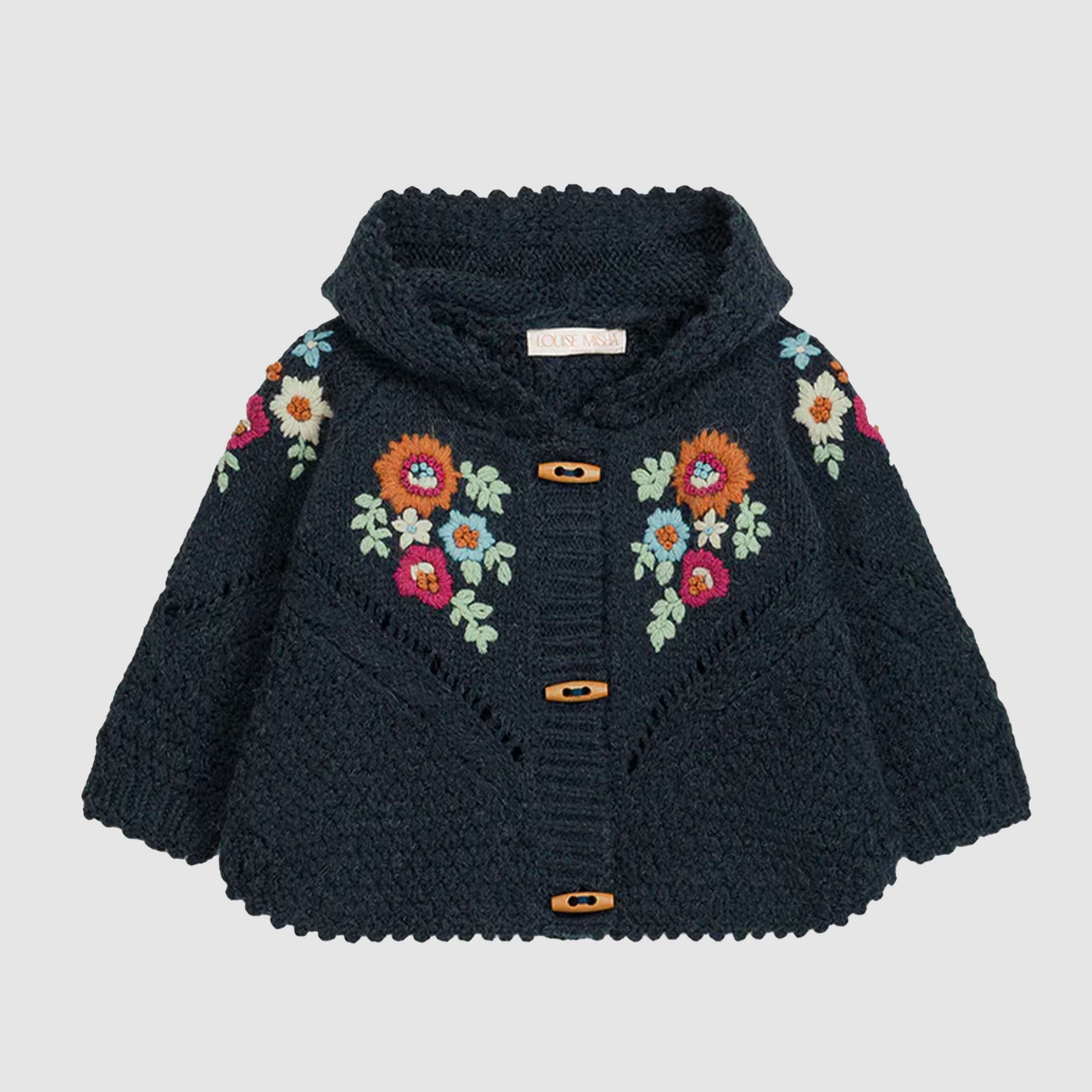 Cardigan Ezi Con Fiori Firmato LOUISE MISHA - annameglio.com abbigliamento moda