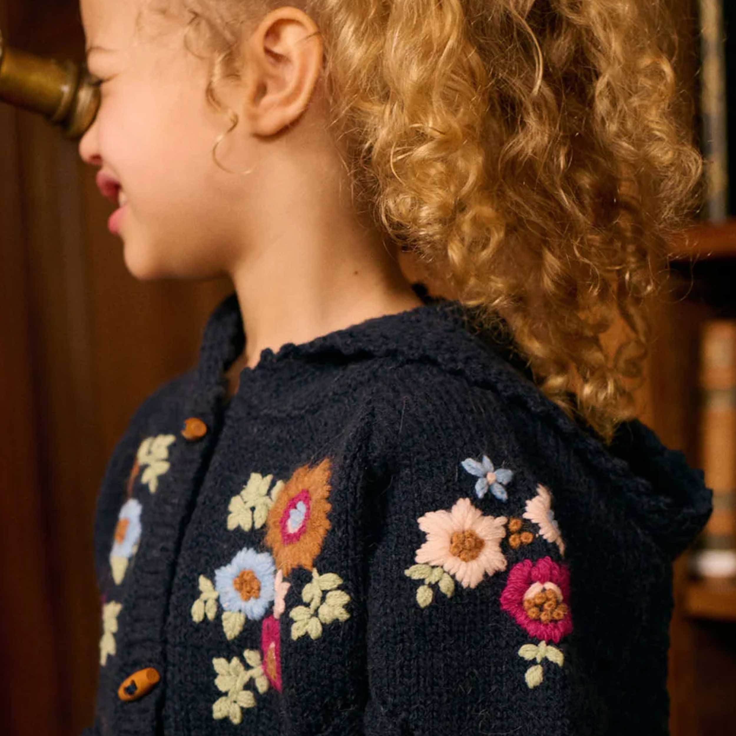 Cardigan Ezi Blu In Lana Firmato LOUISE MISHA - annameglio.com abbigliamento moda