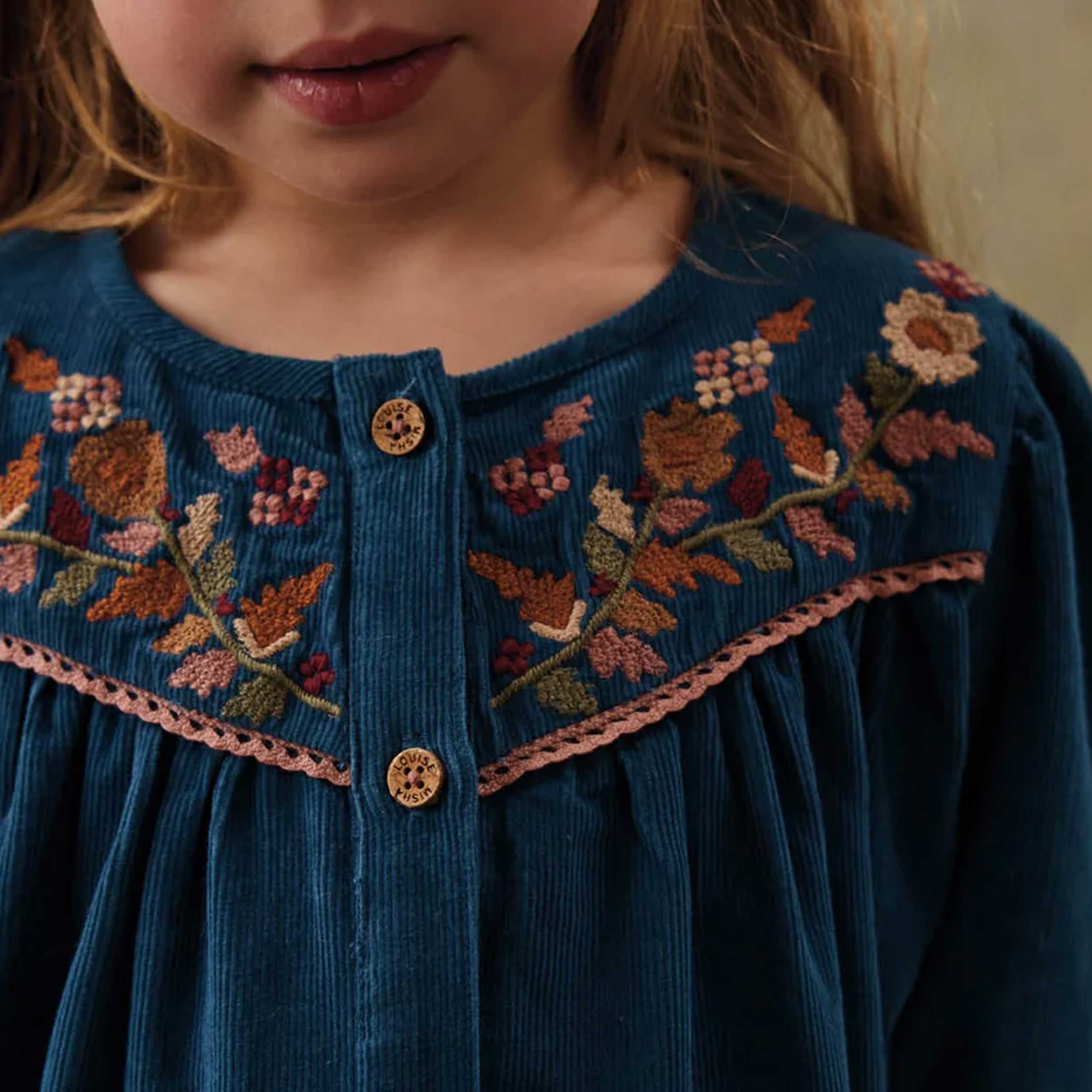 Abito Blu Floreale Firmato LOUISE MISHA - annameglio.com abbigliamento moda