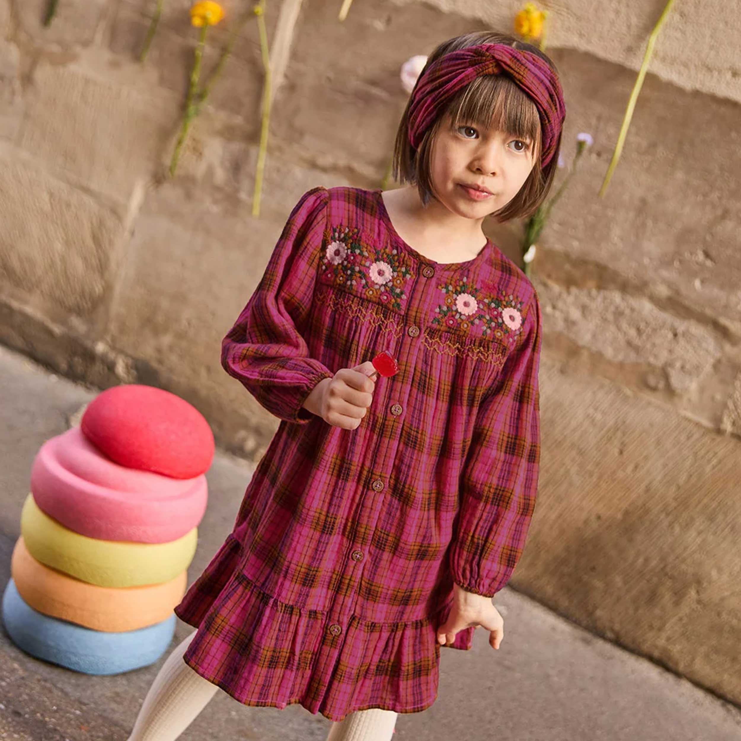 Abito Massilia A Quadri Firmato LOUISE MISHA - annameglio.com abbigliamento moda