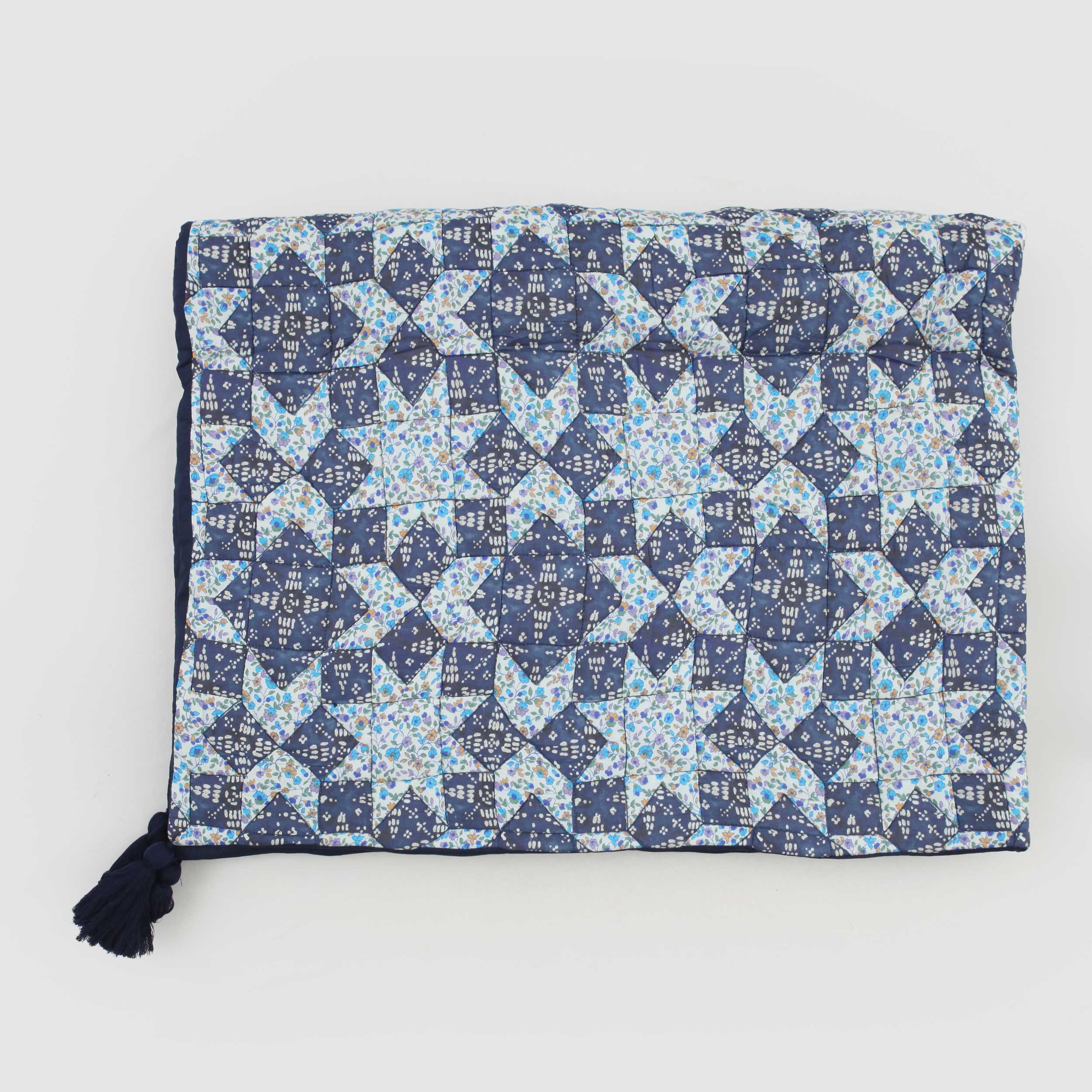 Plaid Blu E Celeste Firmato LOUISE MISHA - annameglio.com abbigliamento moda