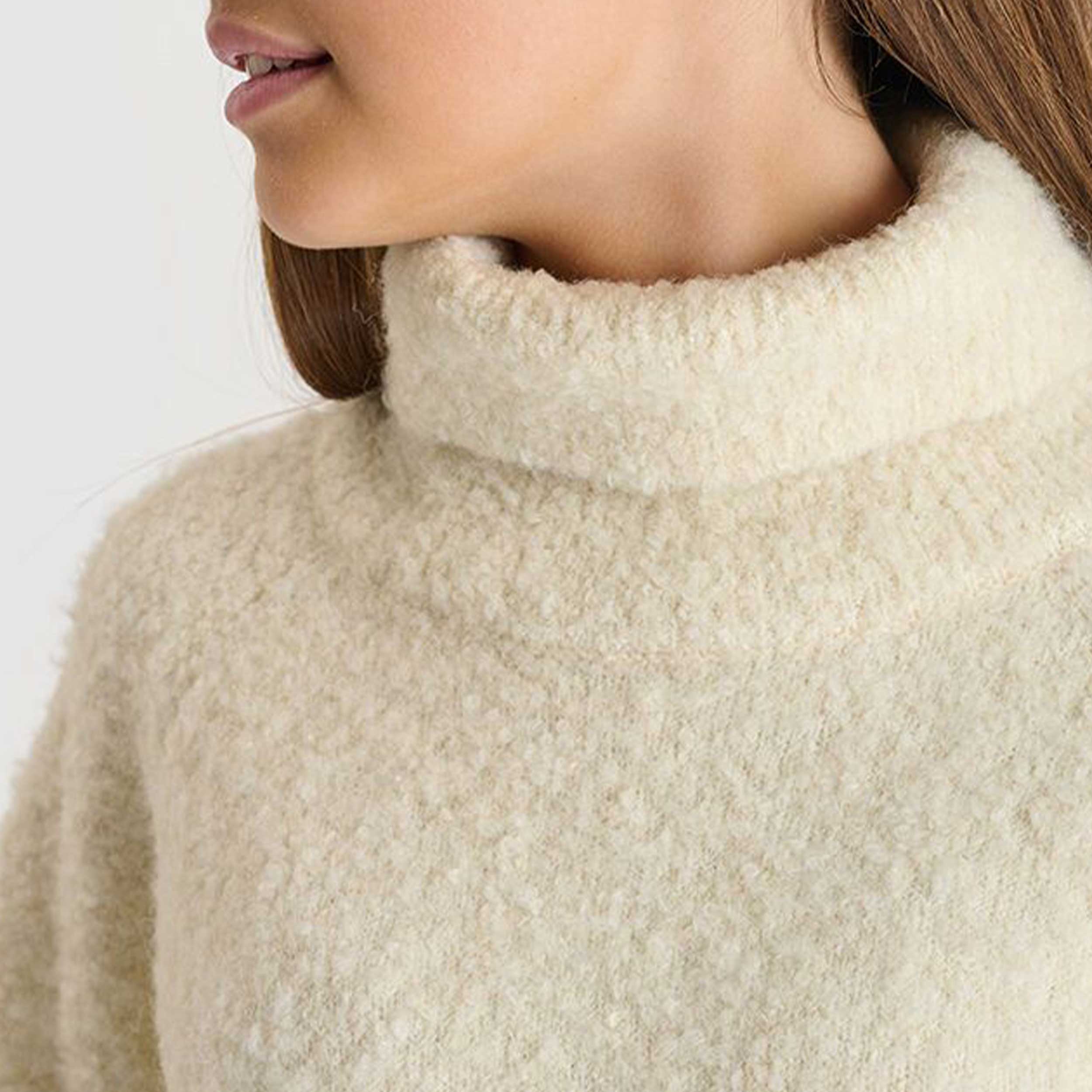 Maglione Crema Dolcevita By LE TEMPS DES CERISES - annameglio.com abbigliamento moda