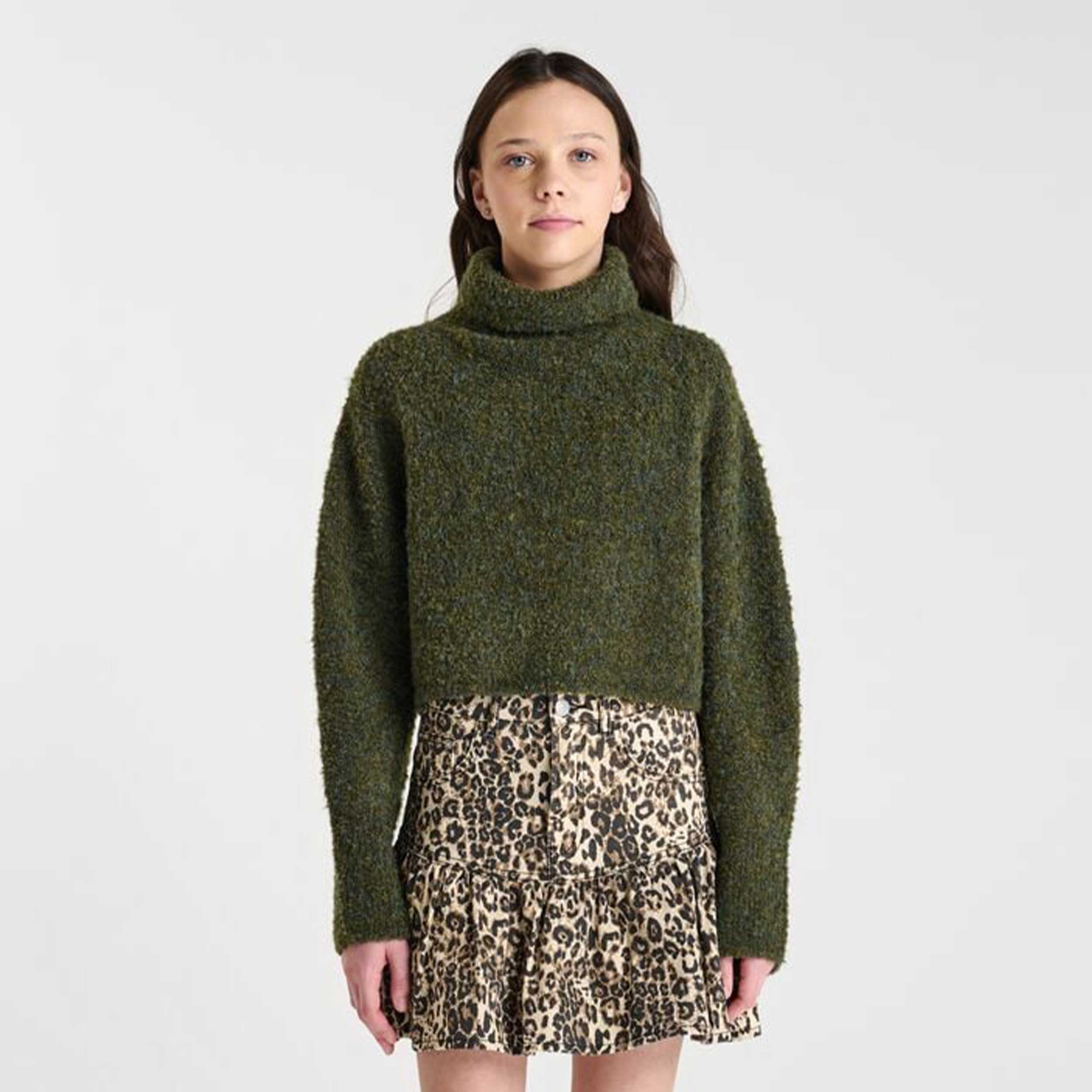 Maglione Dolcevita Verde By LE TEMPS DES CERISES - annameglio.com abbigliamento moda