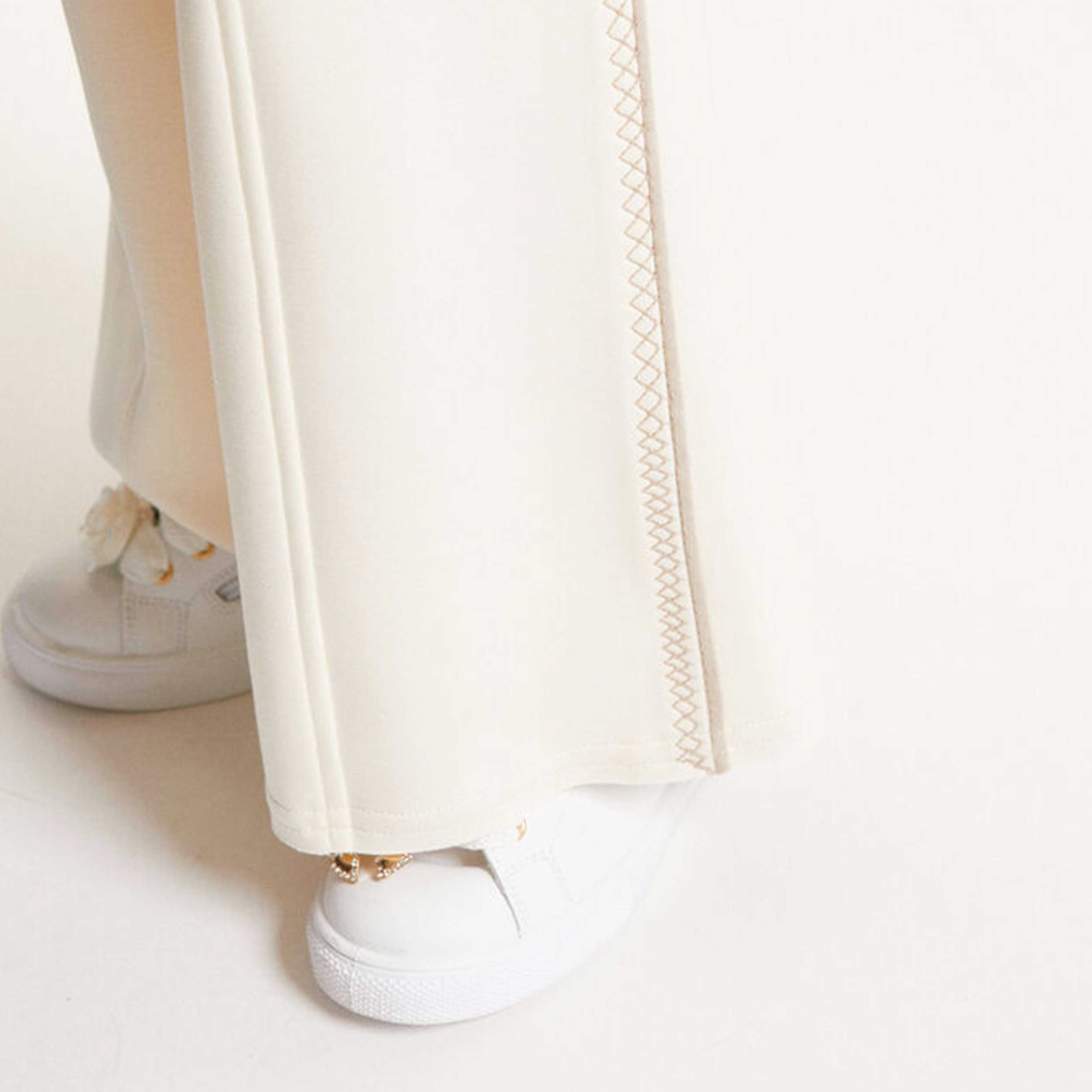 Pantalone Neoprene Jacquard Firmato MONNALISA - annameglio.com abbigliamento moda