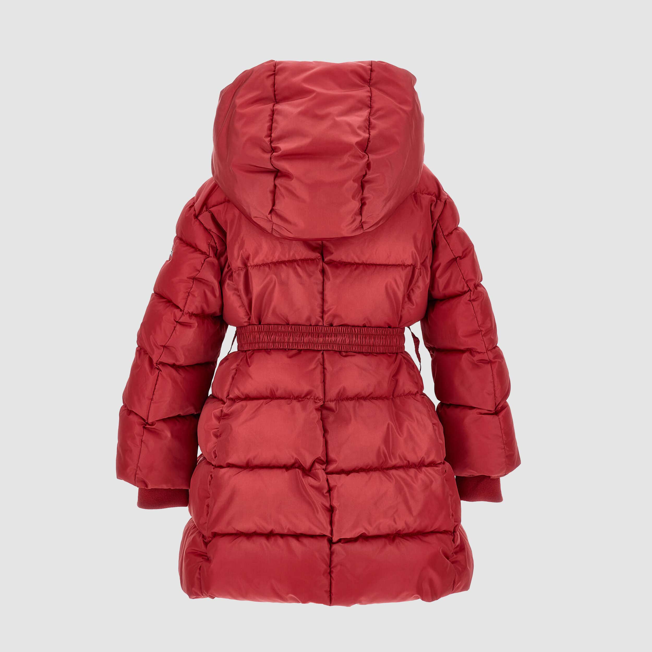 Piumino Rosso Con Cintura Firmato MONNALISA - annameglio.com abbigliamento moda