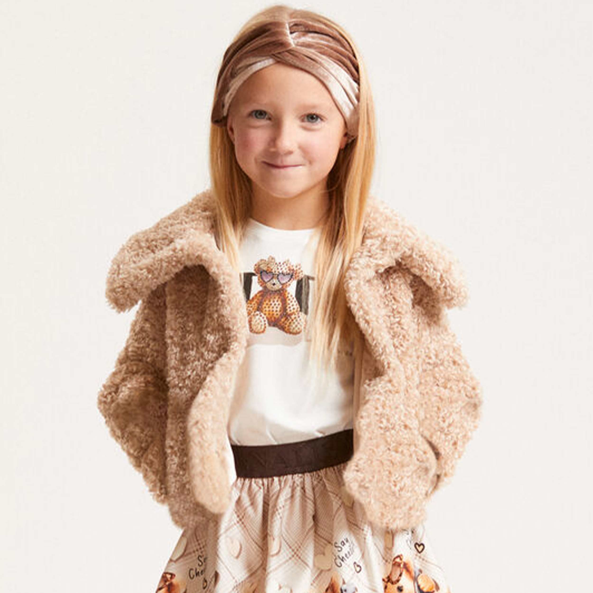 Giacca Teddy Marrone Firmata MONNALISA - annameglio.com abbigliamento moda