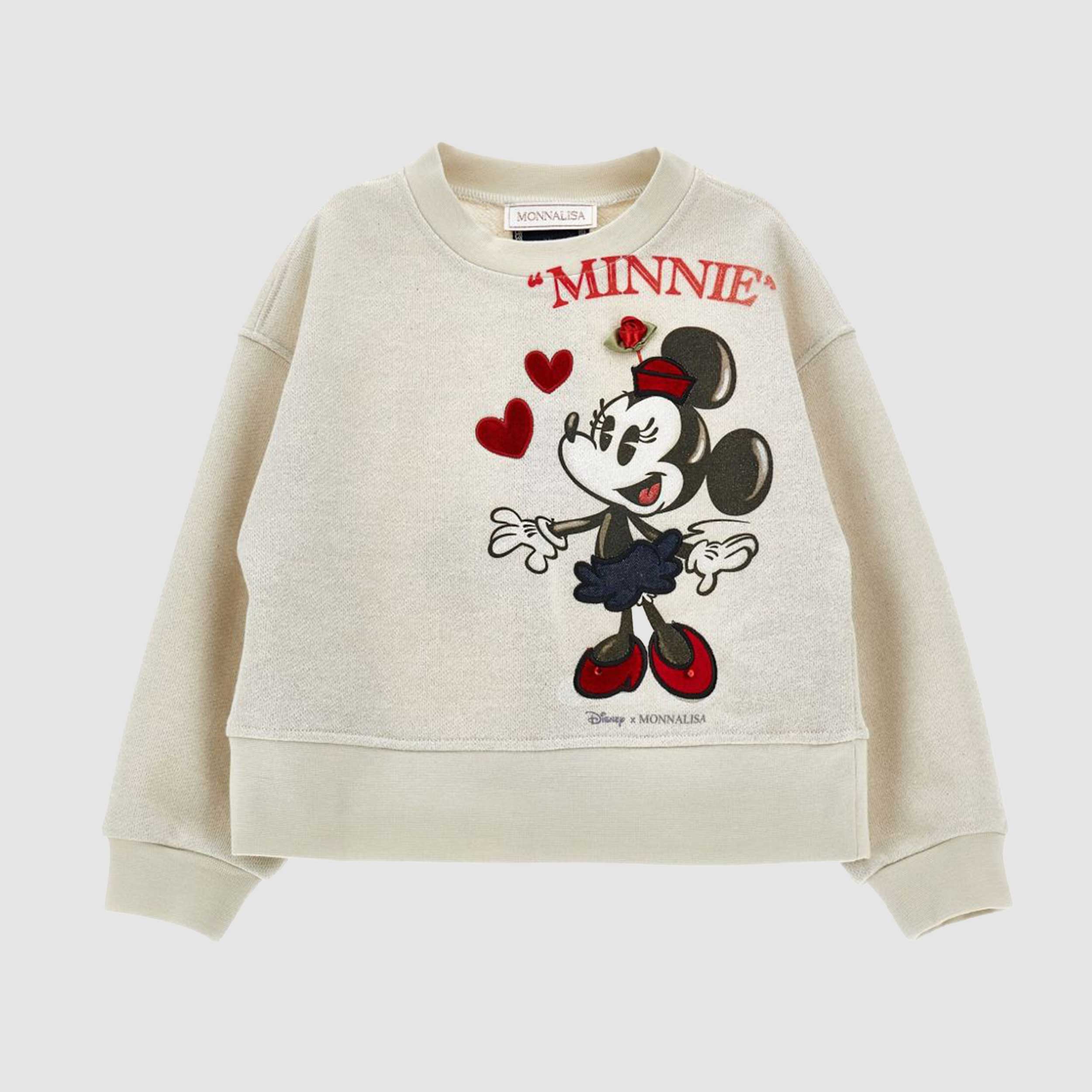 Felpa Minnie E Fiocco Firmata MONNALISA - annameglio.com abbigliamento moda