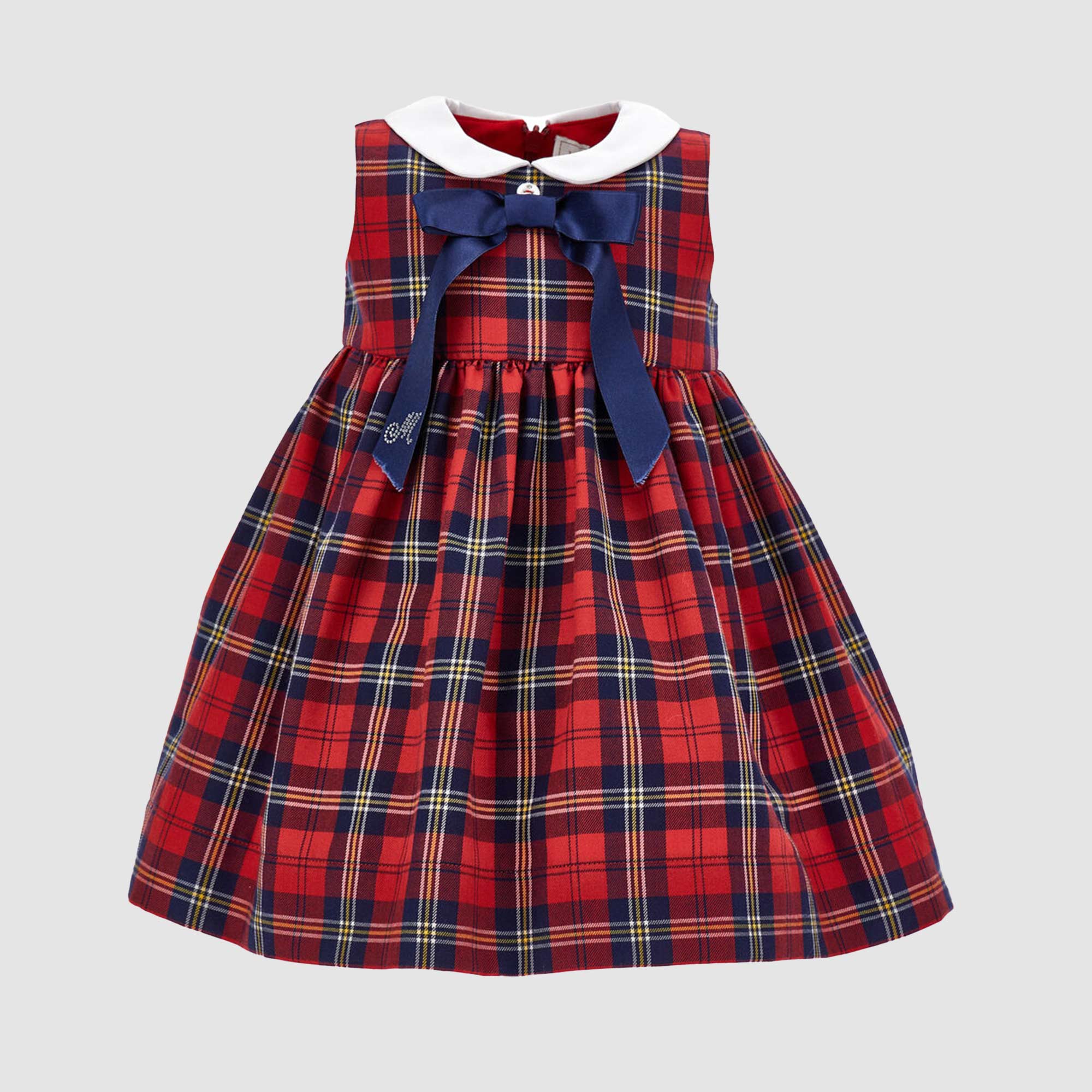 Abito Tartan Con Fiocco Firmato MONNALISA - annameglio.com abbigliamento moda