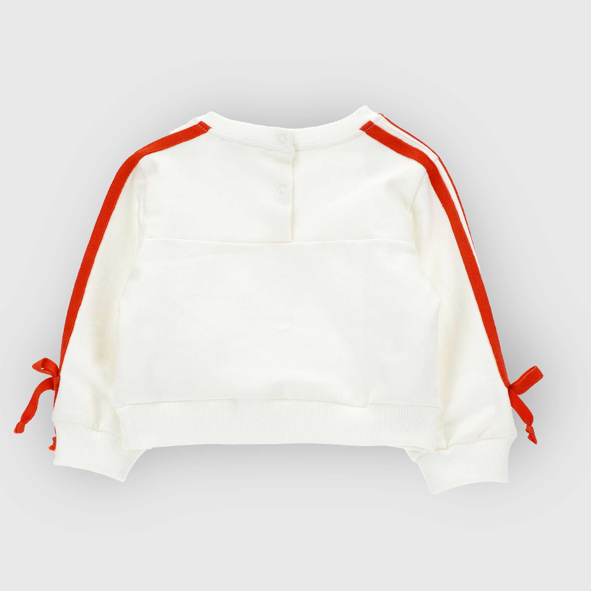 Felpa Bianca Con Minnie E Strass Firmata Monnalisa - annameglio.com abbigliamento moda