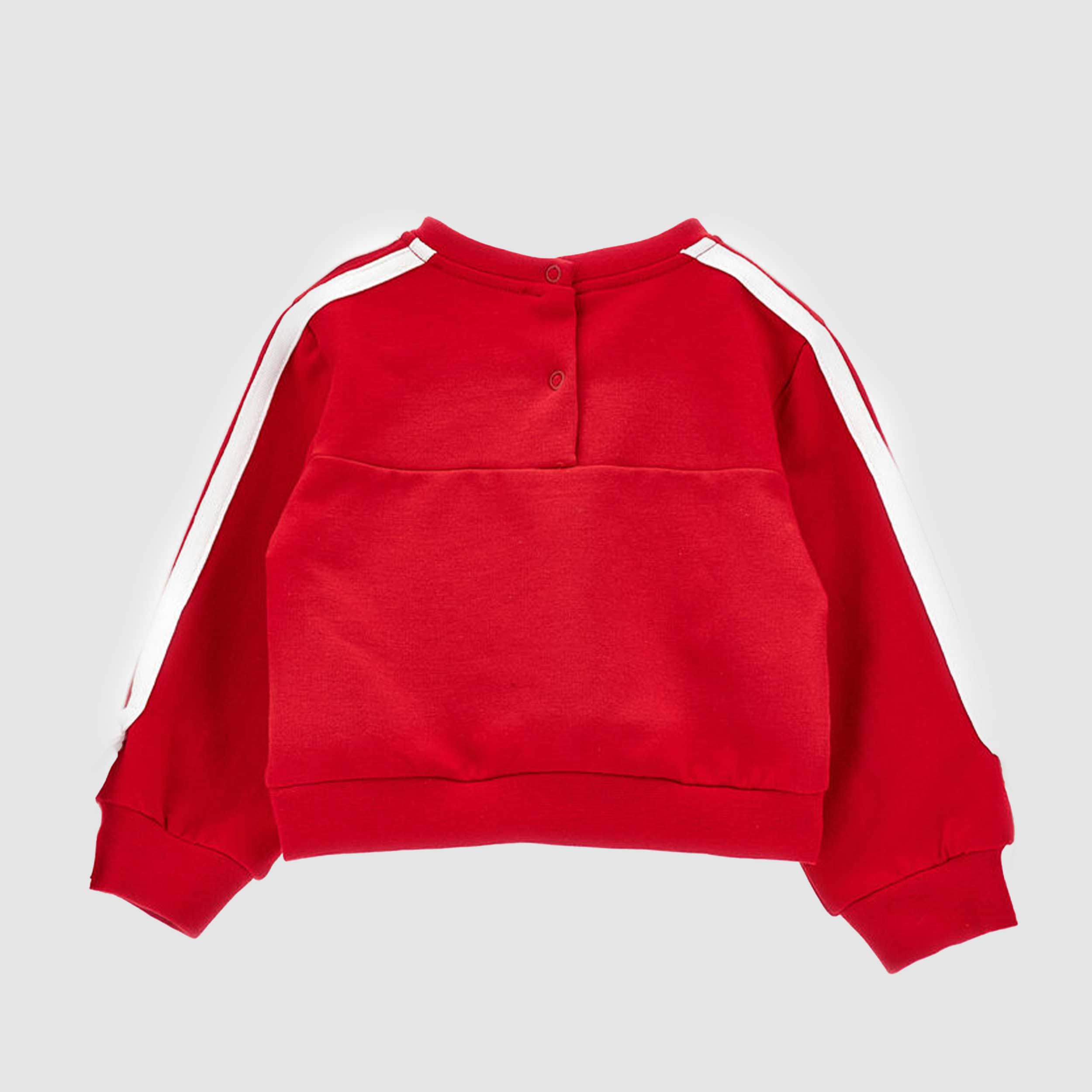 Felpa Rossa Con Minnie E Strass Firmata MONNALISA - annameglio.com abbigliamento moda