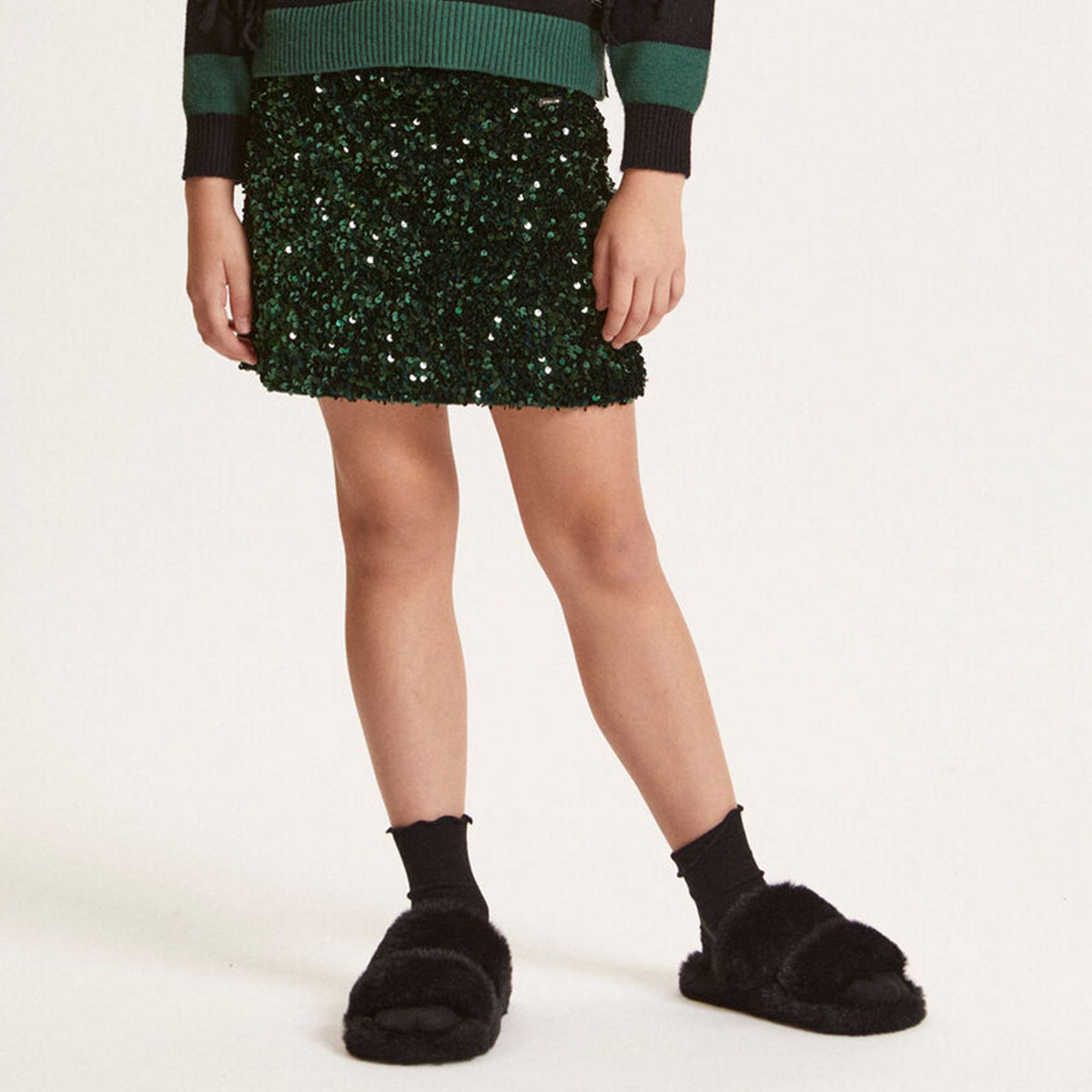 Minigonna Con Paillettes Firmata MONNALISA - annameglio.com abbigliamento moda