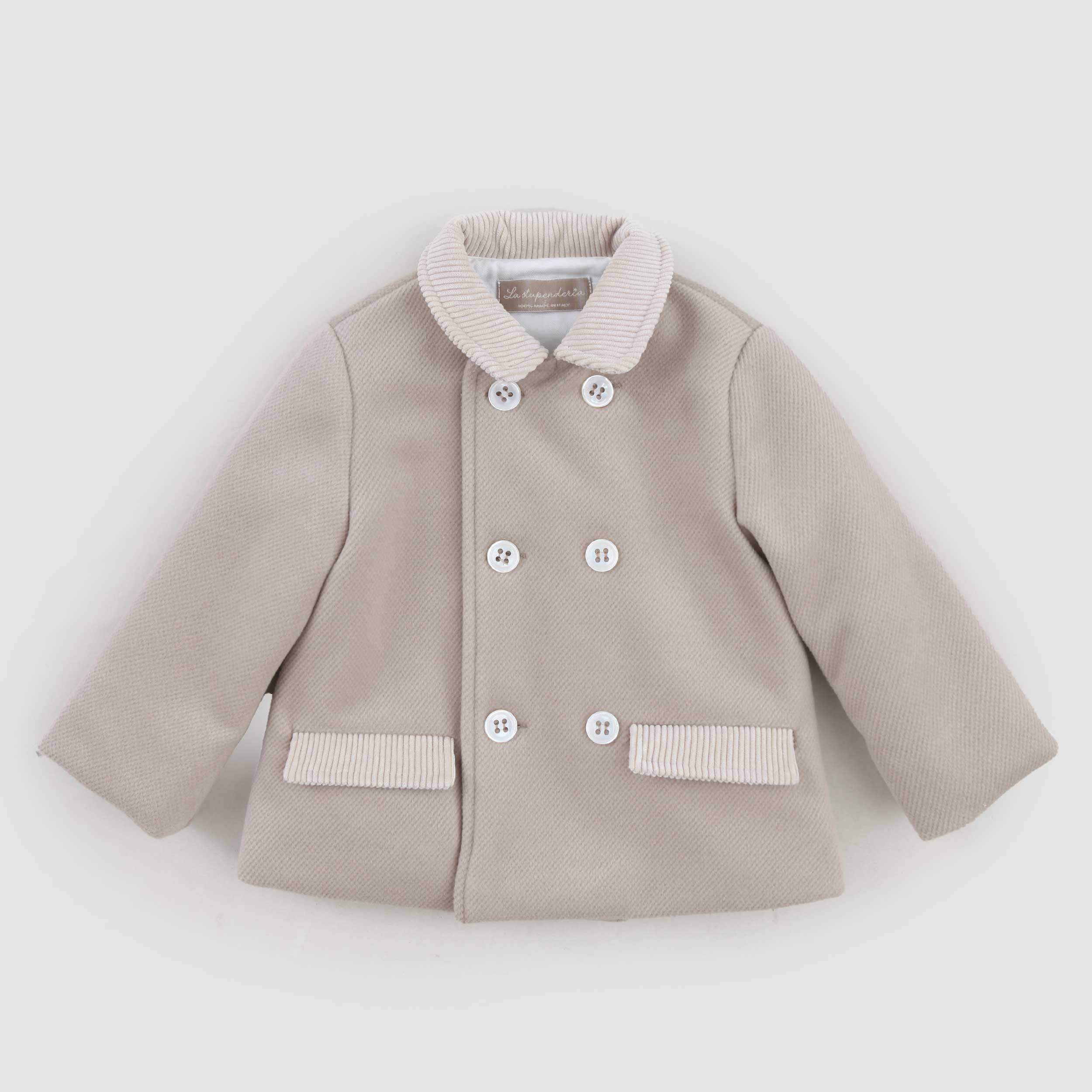 Cappotto Beige Doppiopetto Firmato LA STUPENDERIA - annameglio.com abbigliamento moda