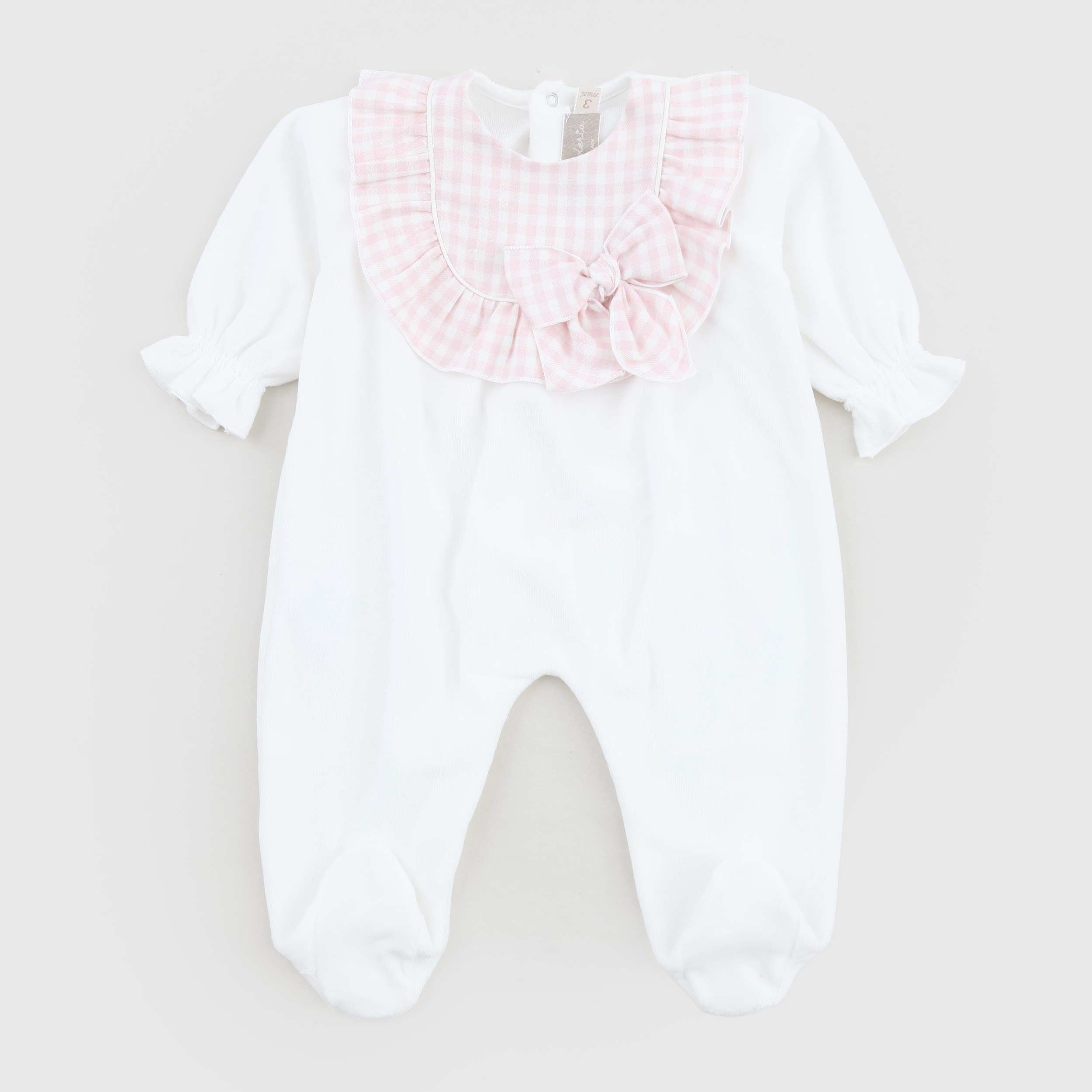 Tutina Bianco E Rosa Firmata LA STUPENDERIA - annameglio.com abbigliamento moda