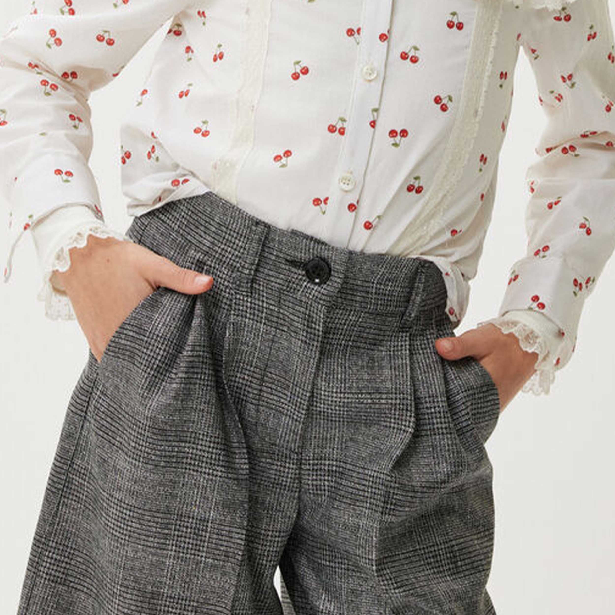 Bermuda A Quadri Grigio Firmato PHILOSOPHY - annameglio.com abbigliamento moda