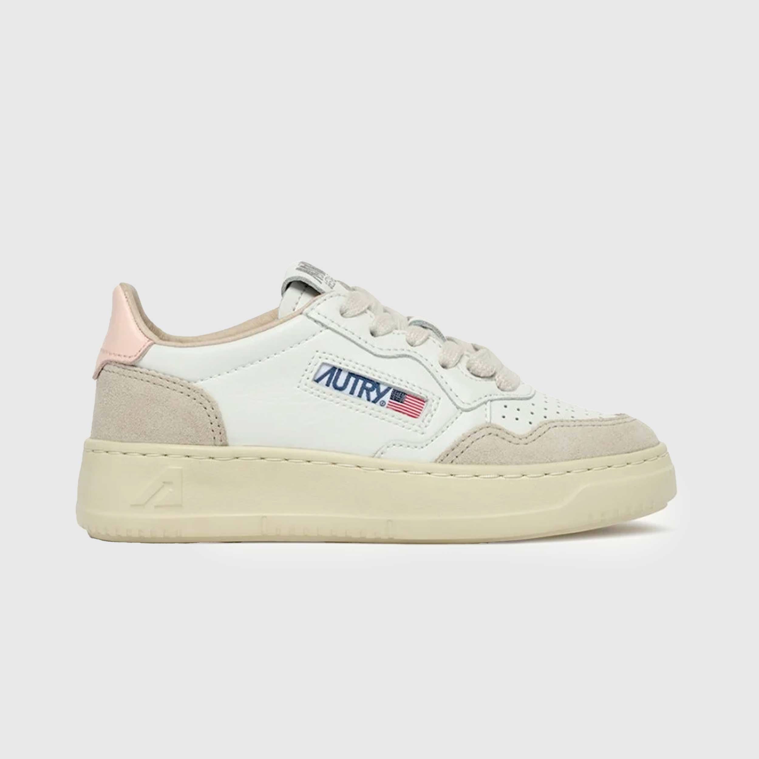 Sneakers Con Dettagli Rosa E Beige Firmate AUTRY - annameglio.com abbigliamento moda