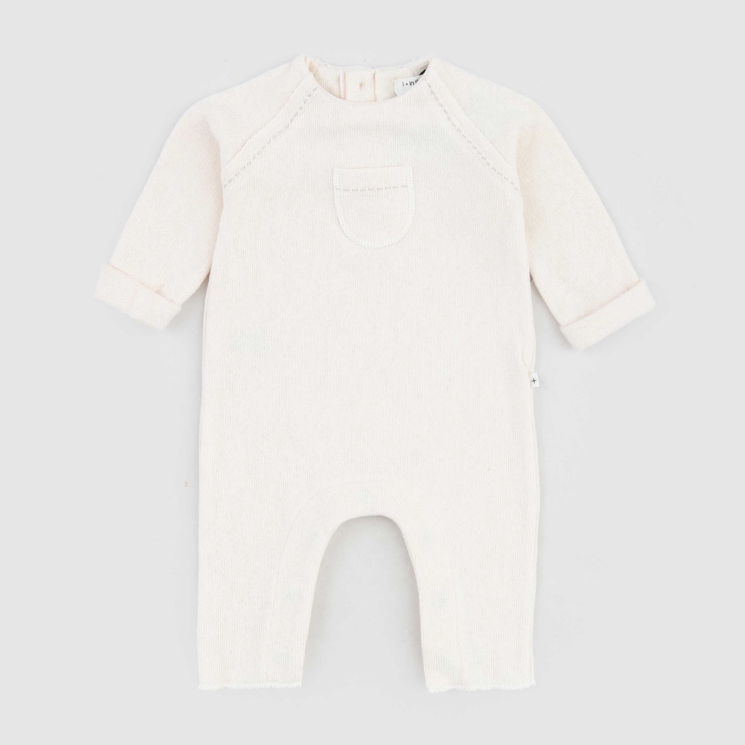 Tutina Beige E Risvolto By ONE MORE IN THE FAMILY - annameglio.com abbigliamento moda