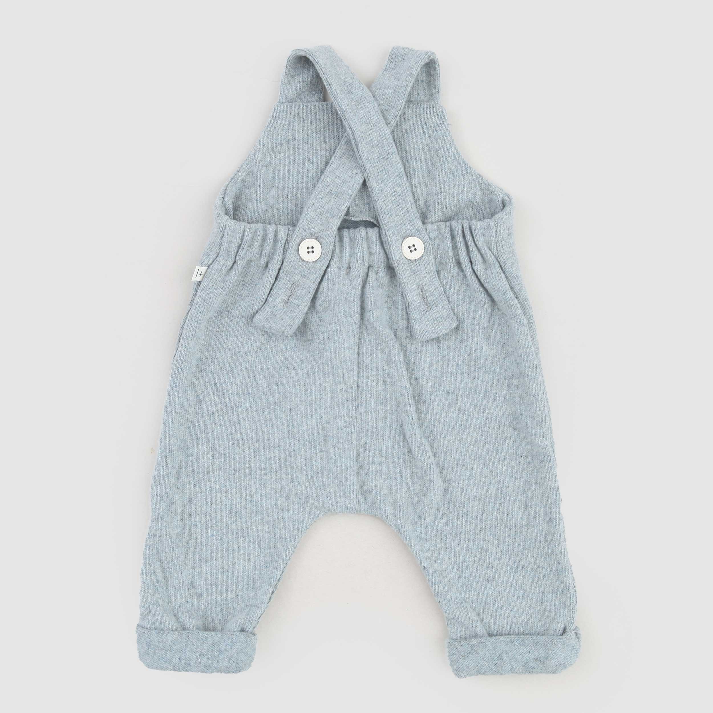 Salopette Celeste Firmato ONE MORE IN THE FAMILY - annameglio.com abbigliamento moda