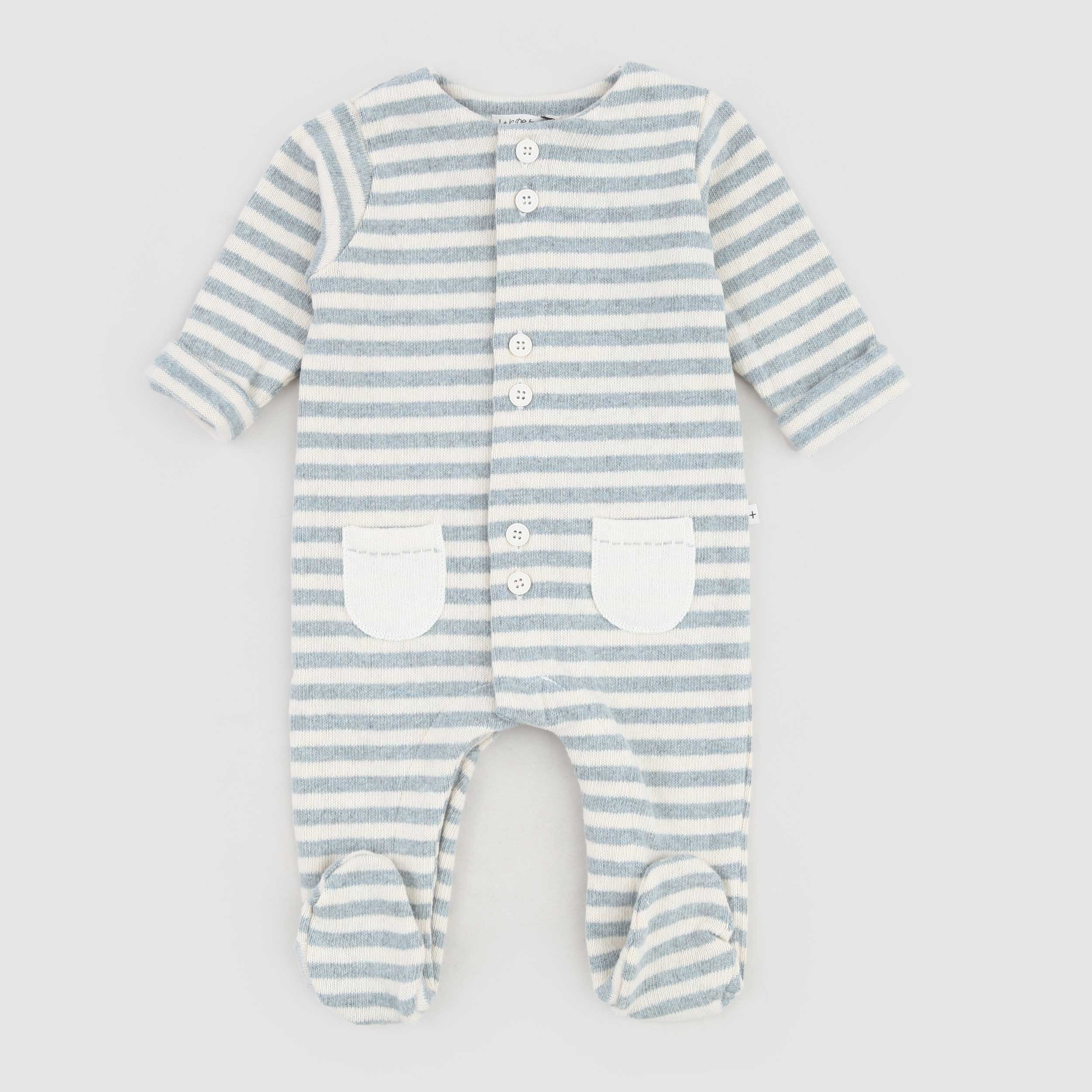 Tutina Bianca E Celeste By ONE MORE IN THE FAMILY - annameglio.com abbigliamento moda