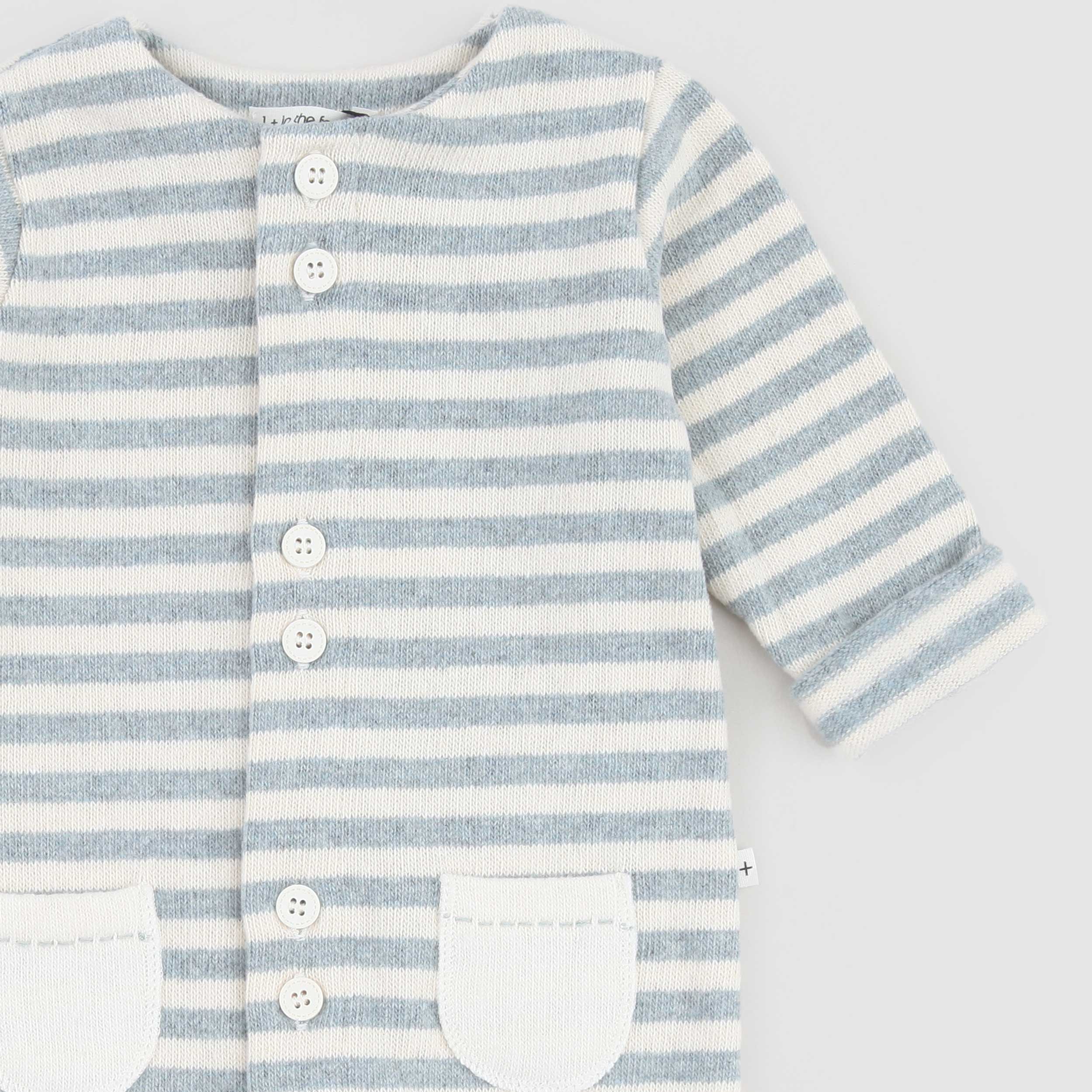 Tutina Bianca E Celeste By ONE MORE IN THE FAMILY - annameglio.com abbigliamento moda